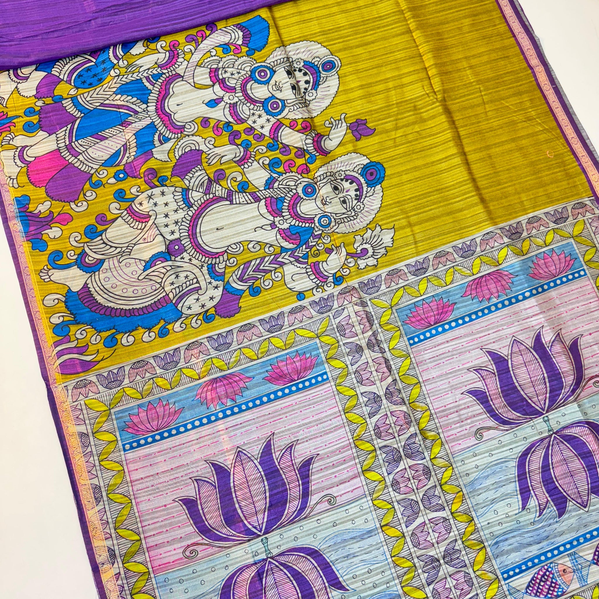 Kalankari Tussar Sarees