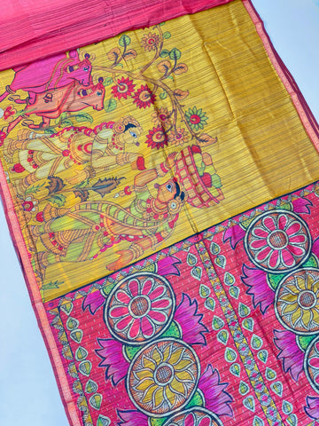 Kalankari Tussar Sarees