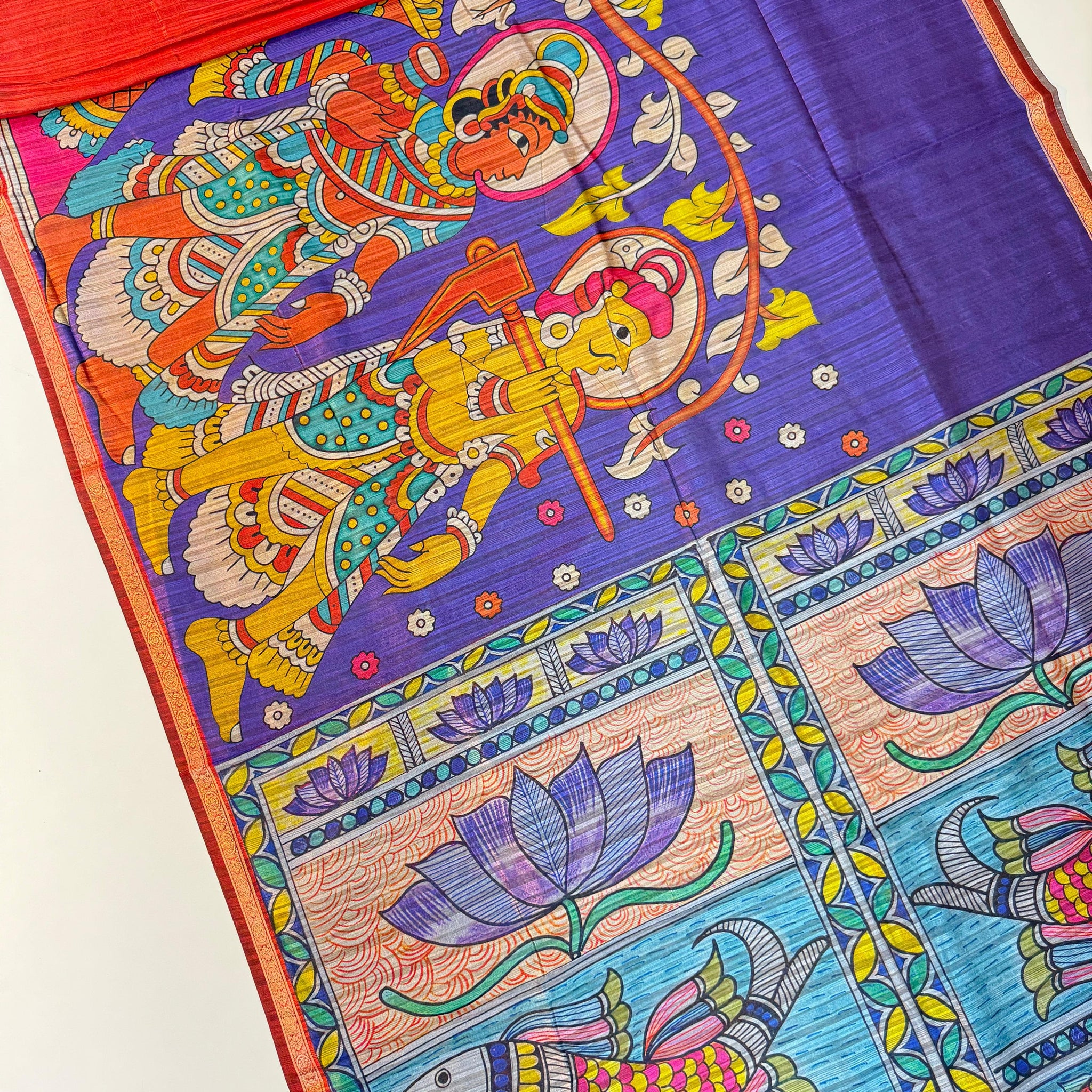 Kalankari Tussar Sarees