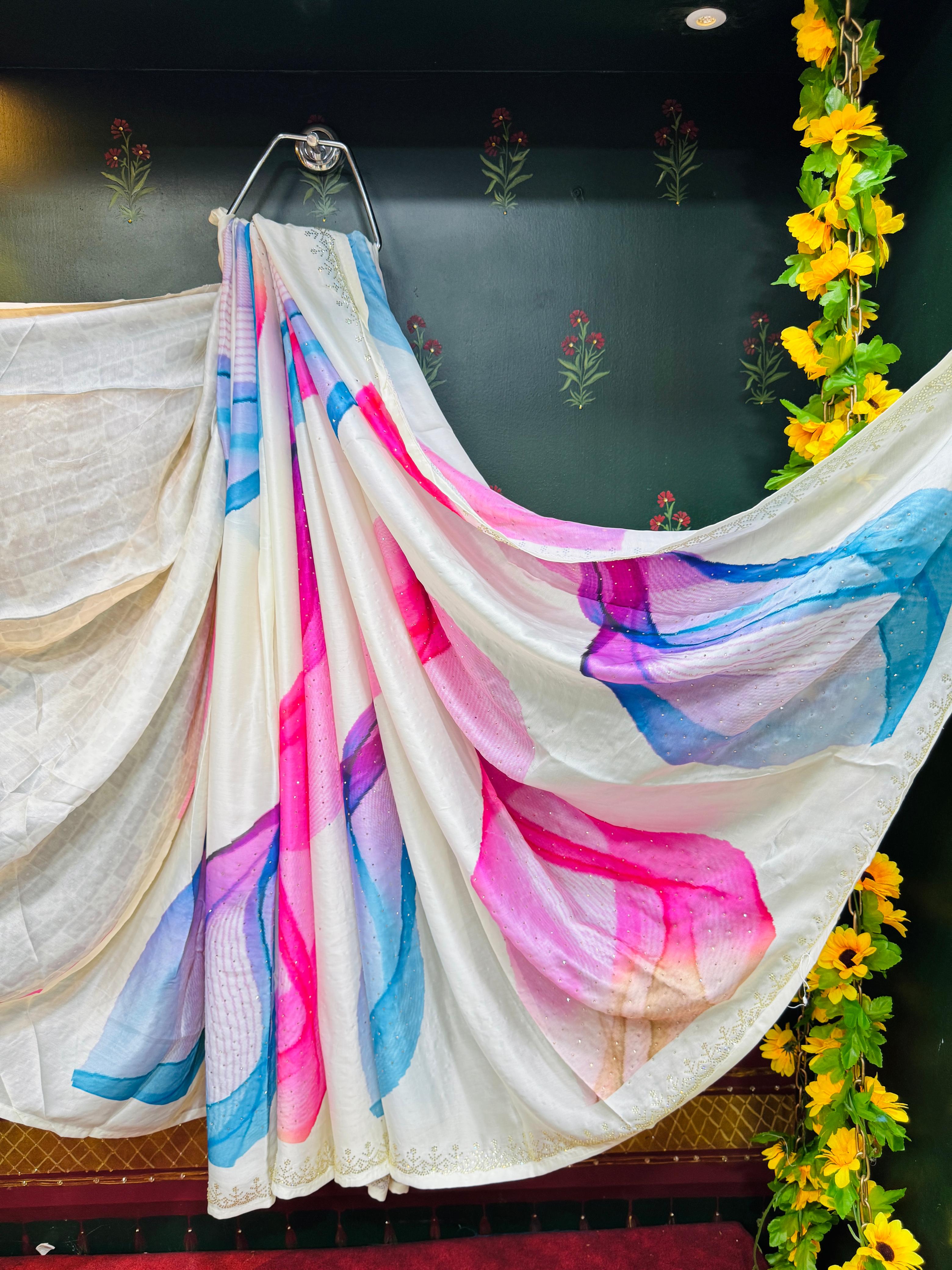 Pure Handloom Satin Saree