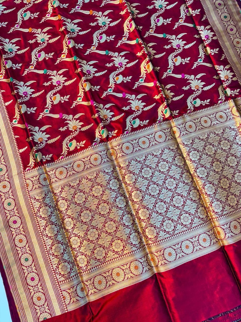 Premium Pure Handwoven Banarasi Saree