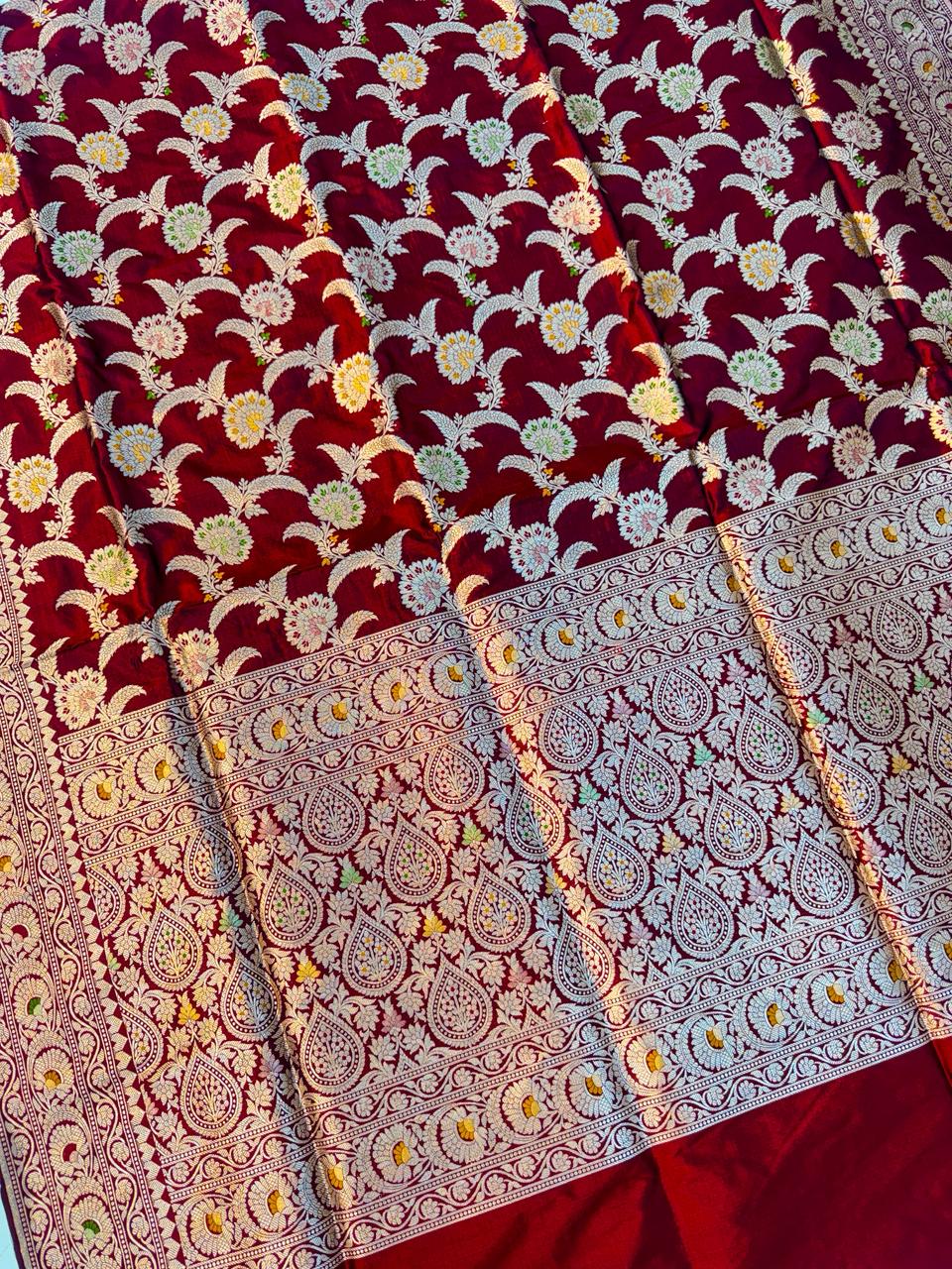 Premium Pure Handwoven Banarasi Saree