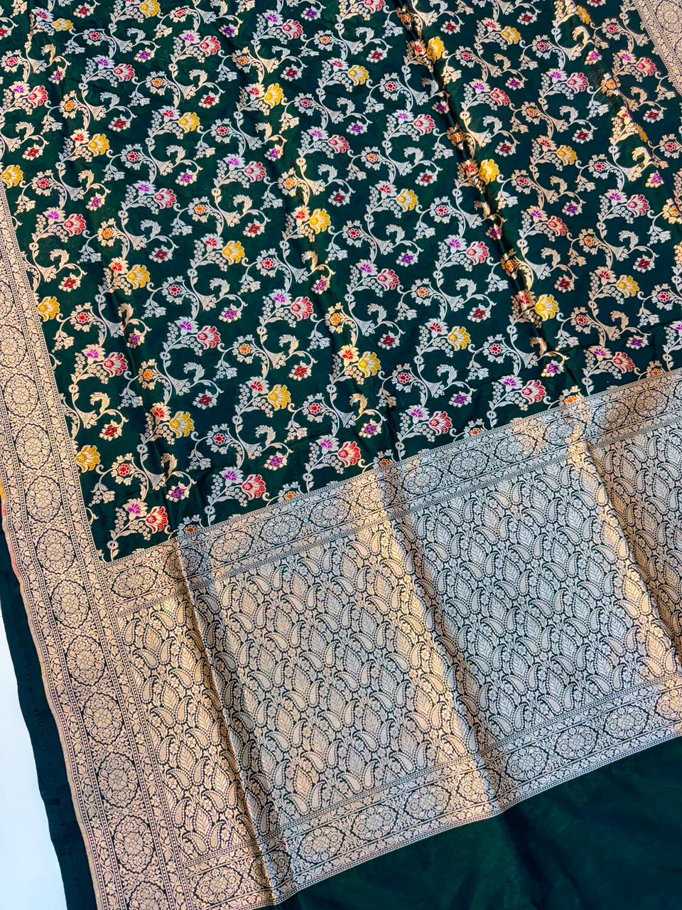 Premium Pure Handwoven Banarasi Saree