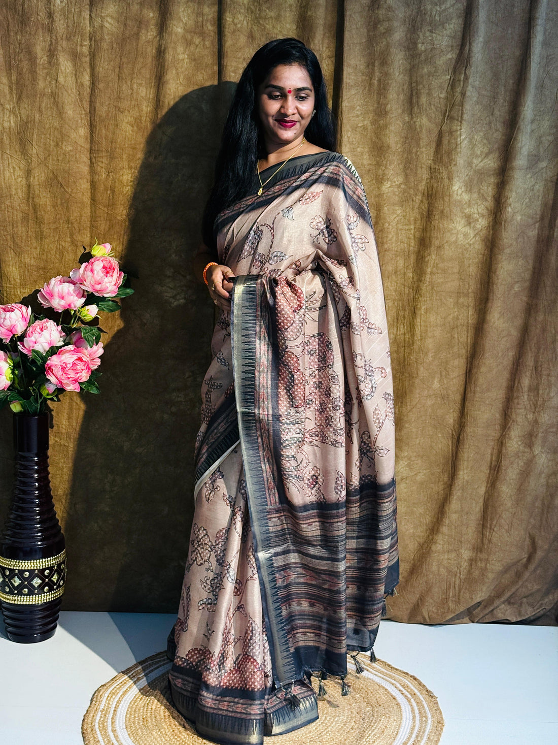 Mutka Tusser Saree