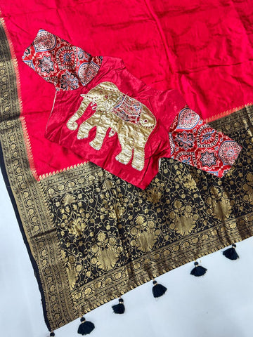Handloom Banarasi Mashru Saree