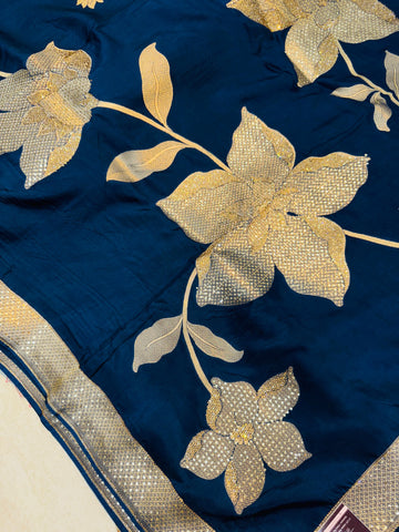Raw Mango With Pure Saroski Work Saree