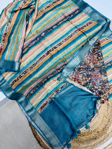 Viscos Tusser Saree