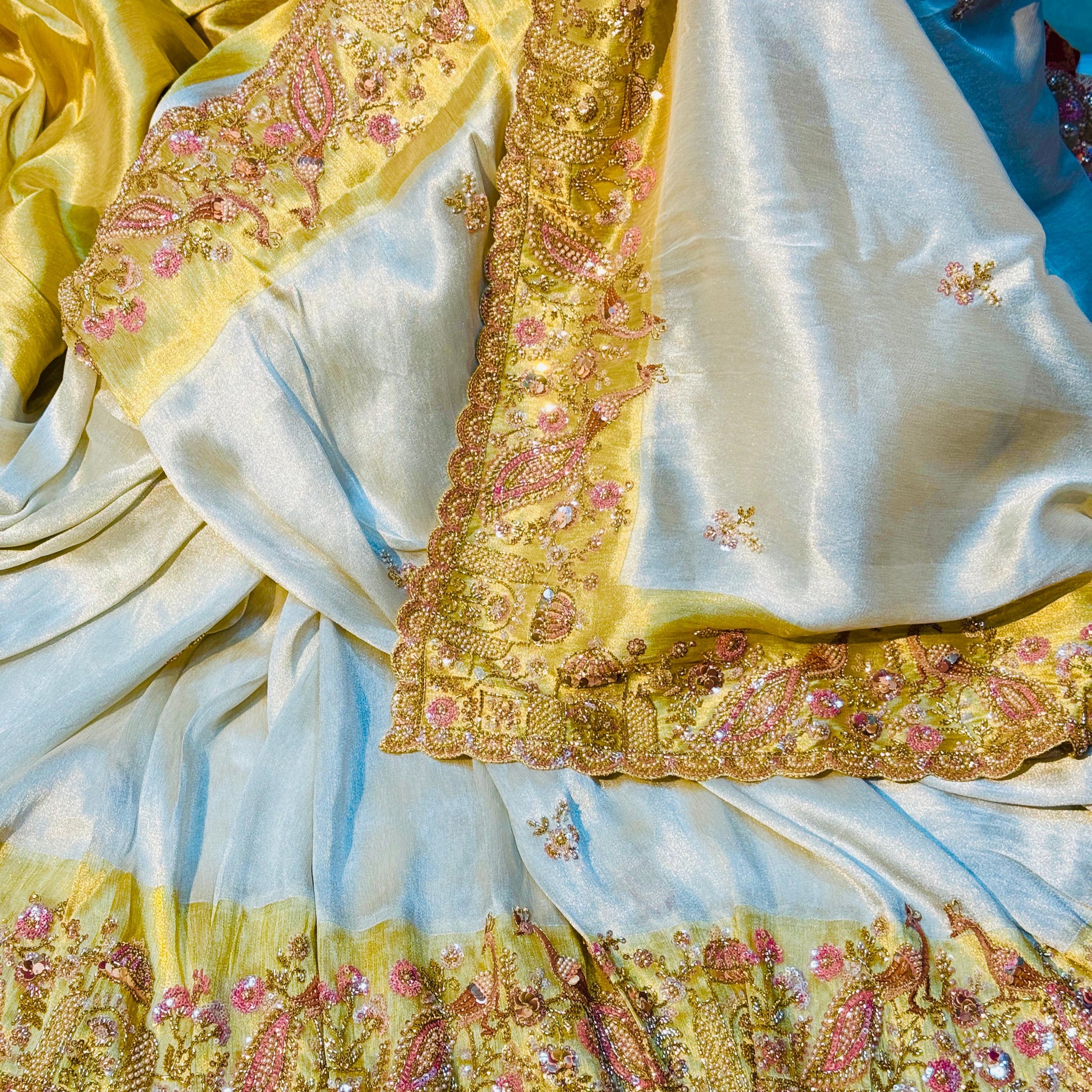 Pure Kanchi Tissue Saree