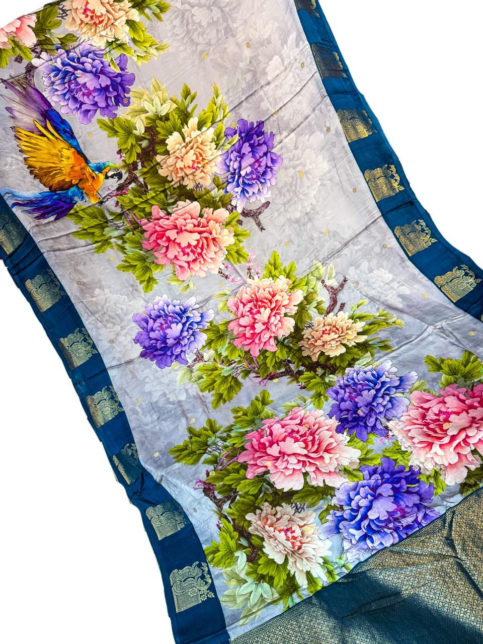 Pure Kanchi Satin Saree