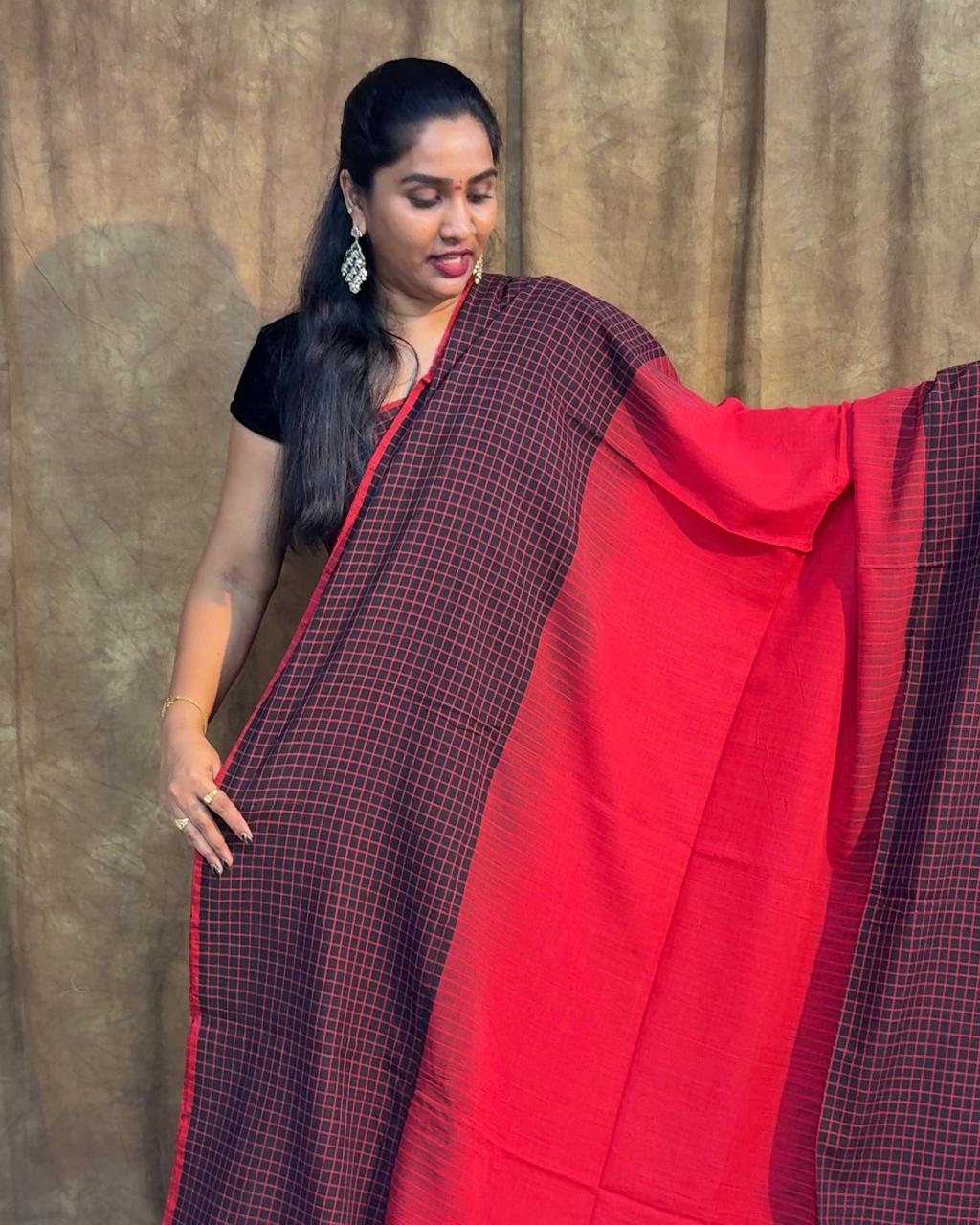 Pure Pondure Cotton Saree