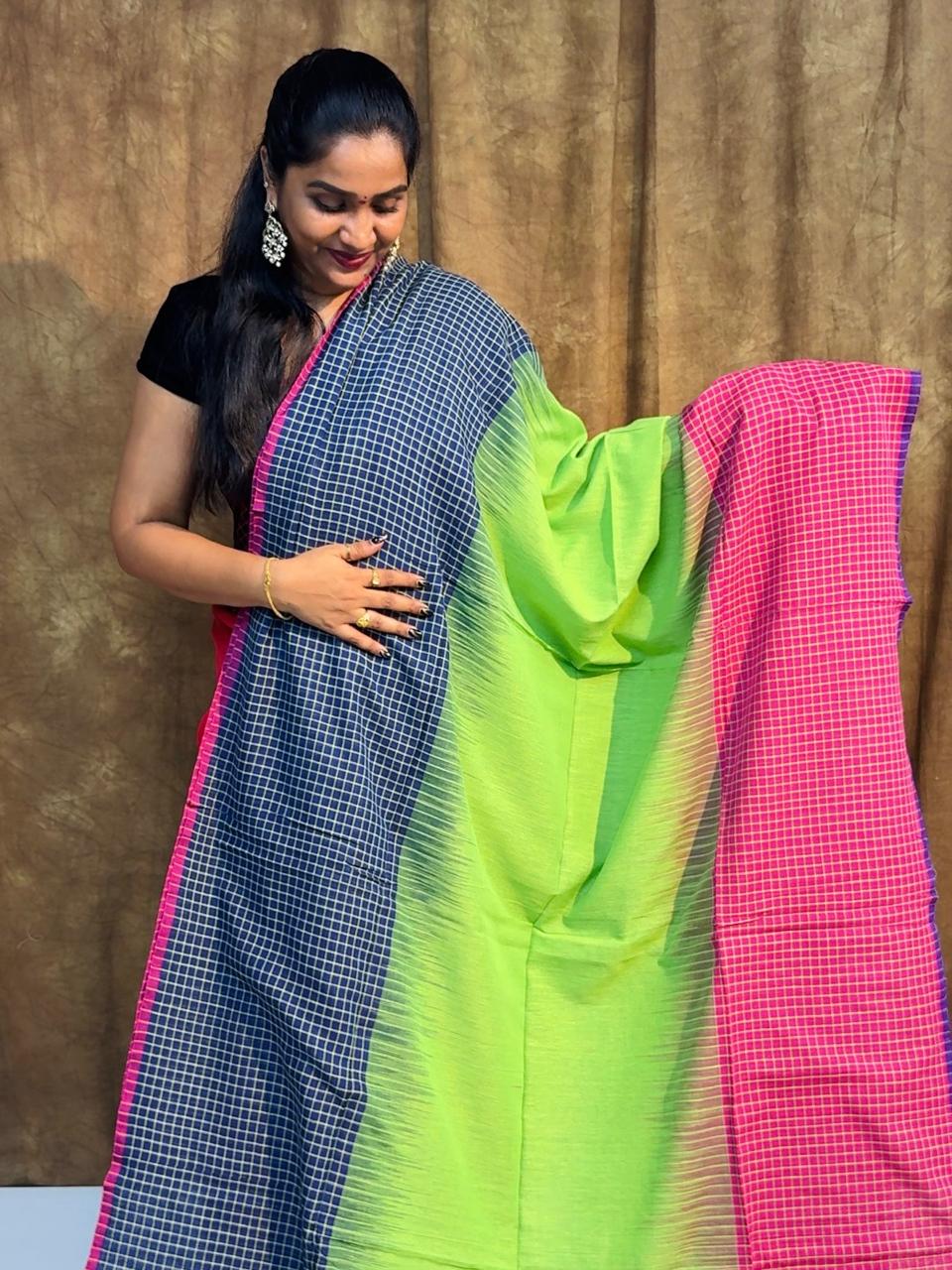 Pure Pondure Cotton Saree