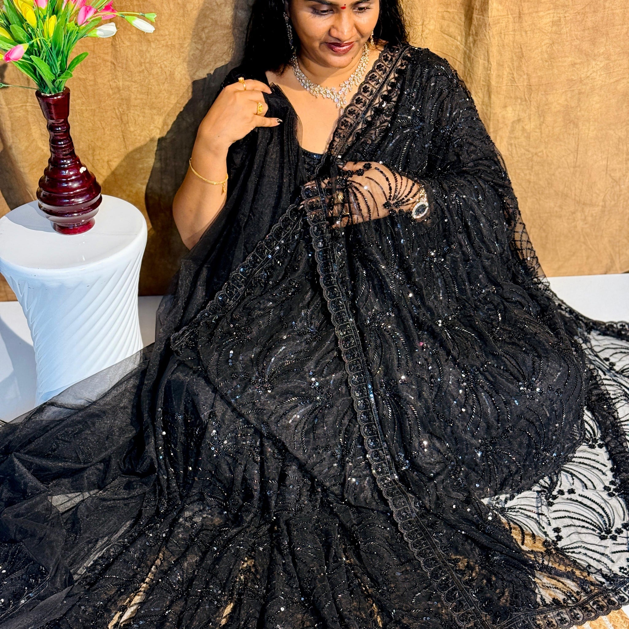 High Party Wear Saree