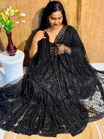 High Party Wear Saree