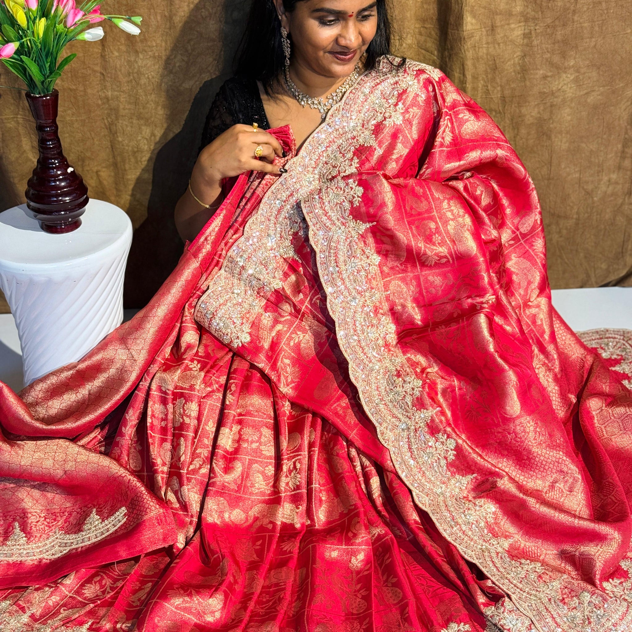 High Party Wear Saree