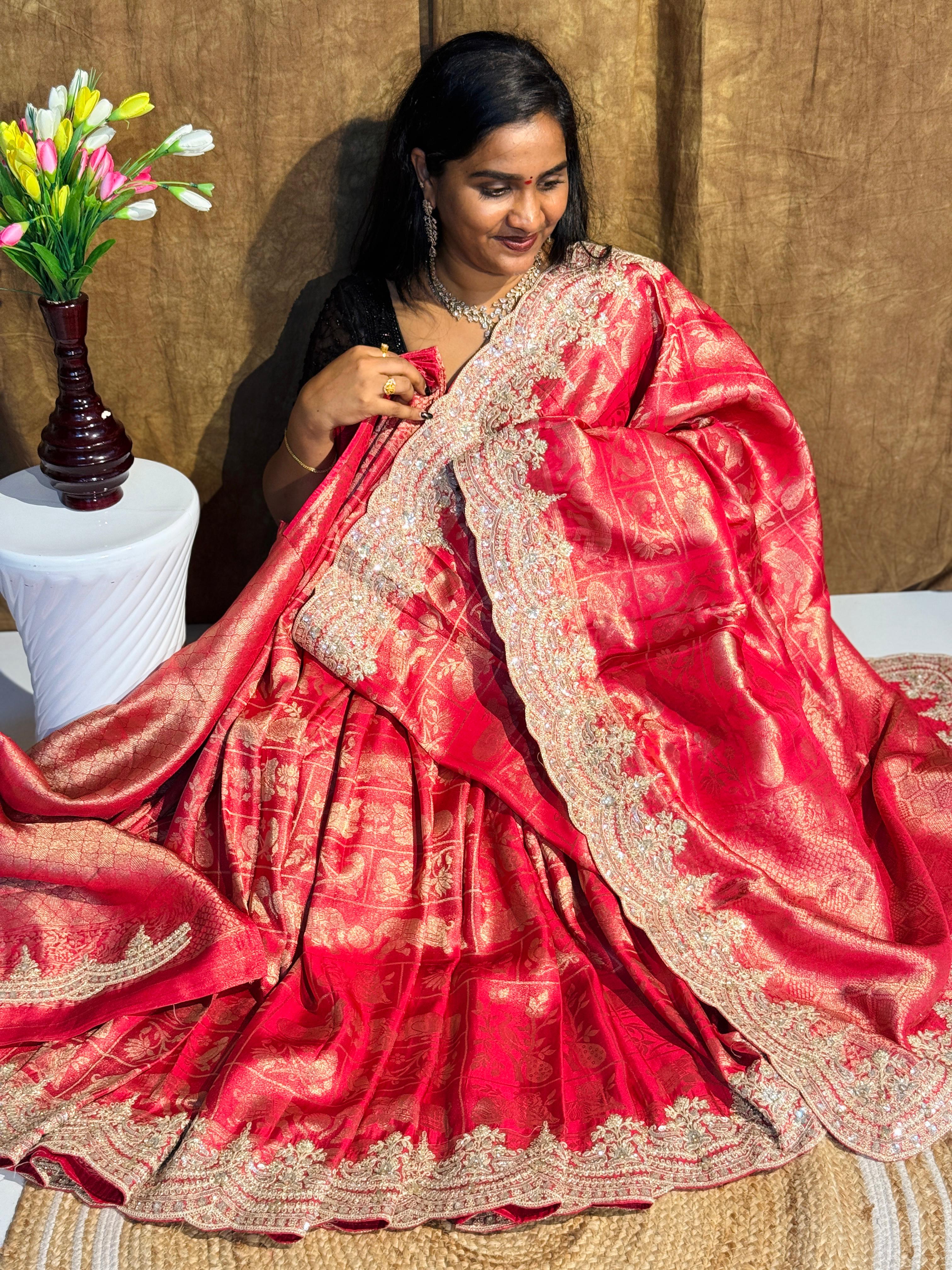 High Party Wear Saree