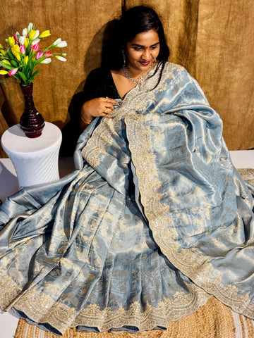 High Party Wear Saree