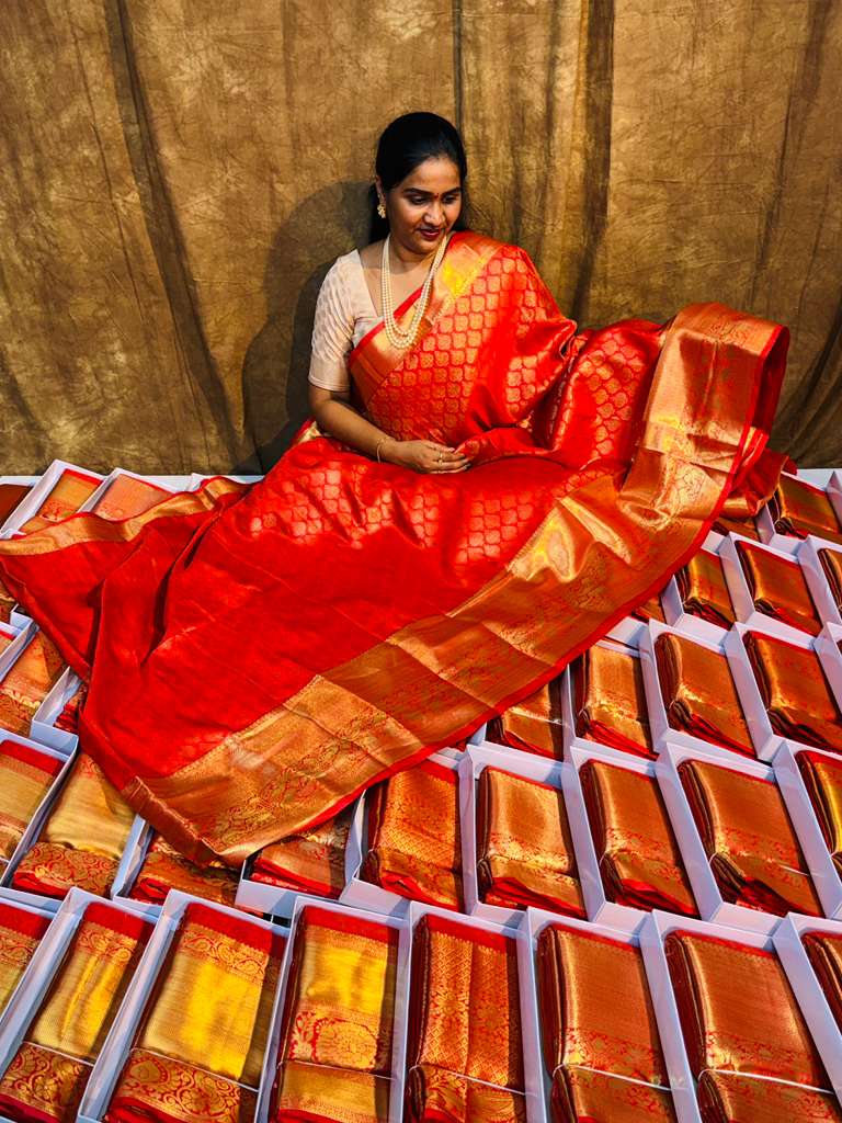 Red Pattu Sarees