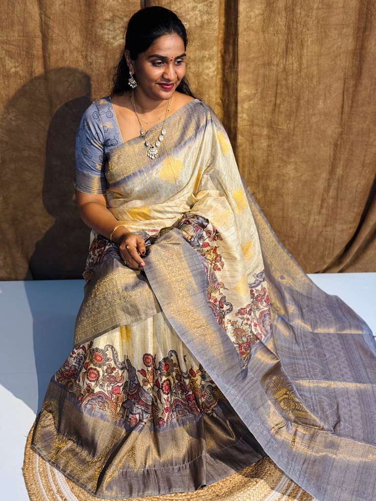 Pure Viscos Crape Saree