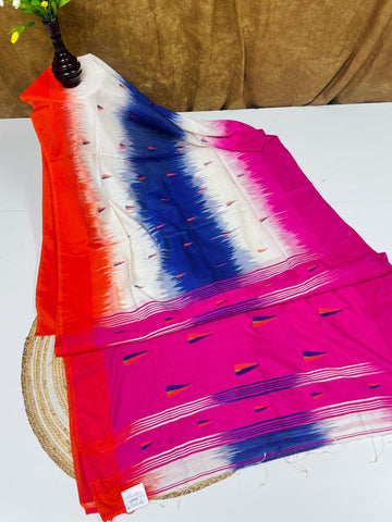 Handloom Chanderi Cotton Saree