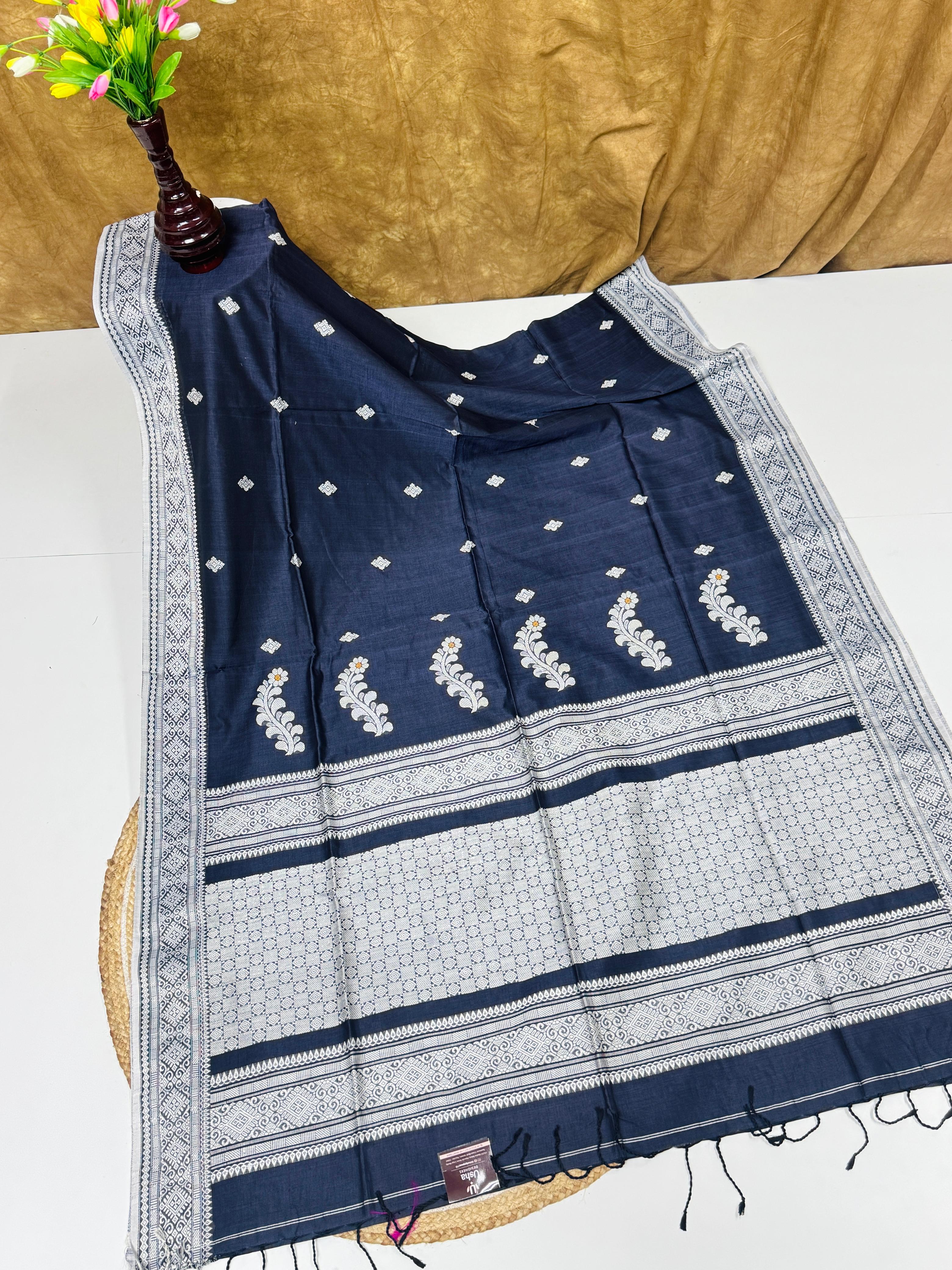 Pure Handloom Chapa Cotton Saree