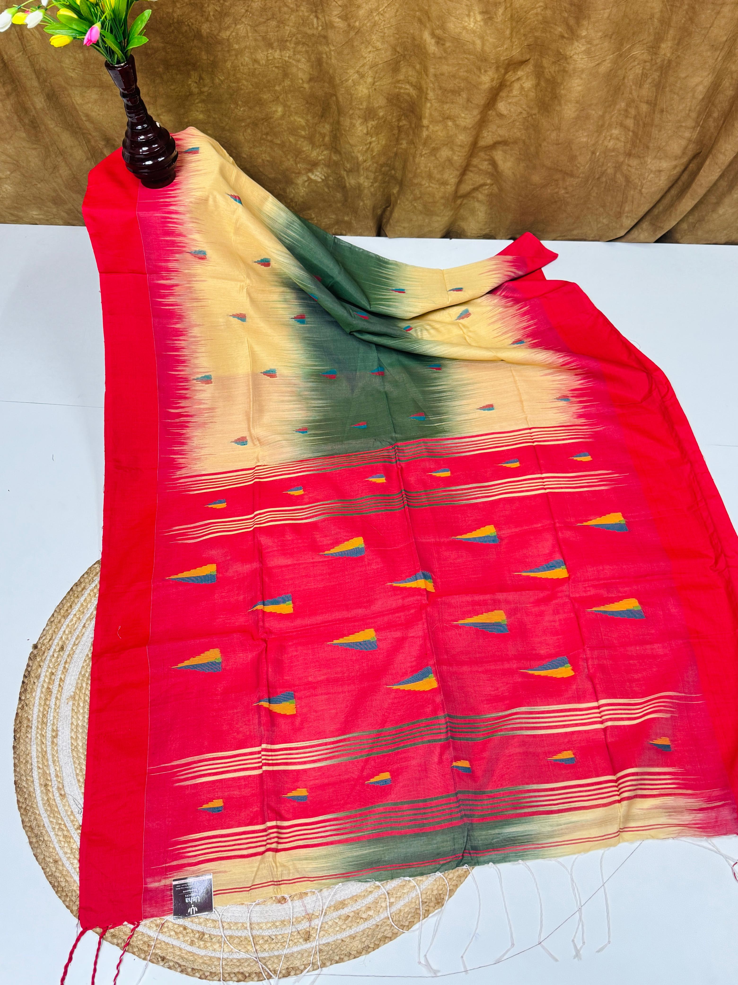 Handloom Chanderi Cotton Saree