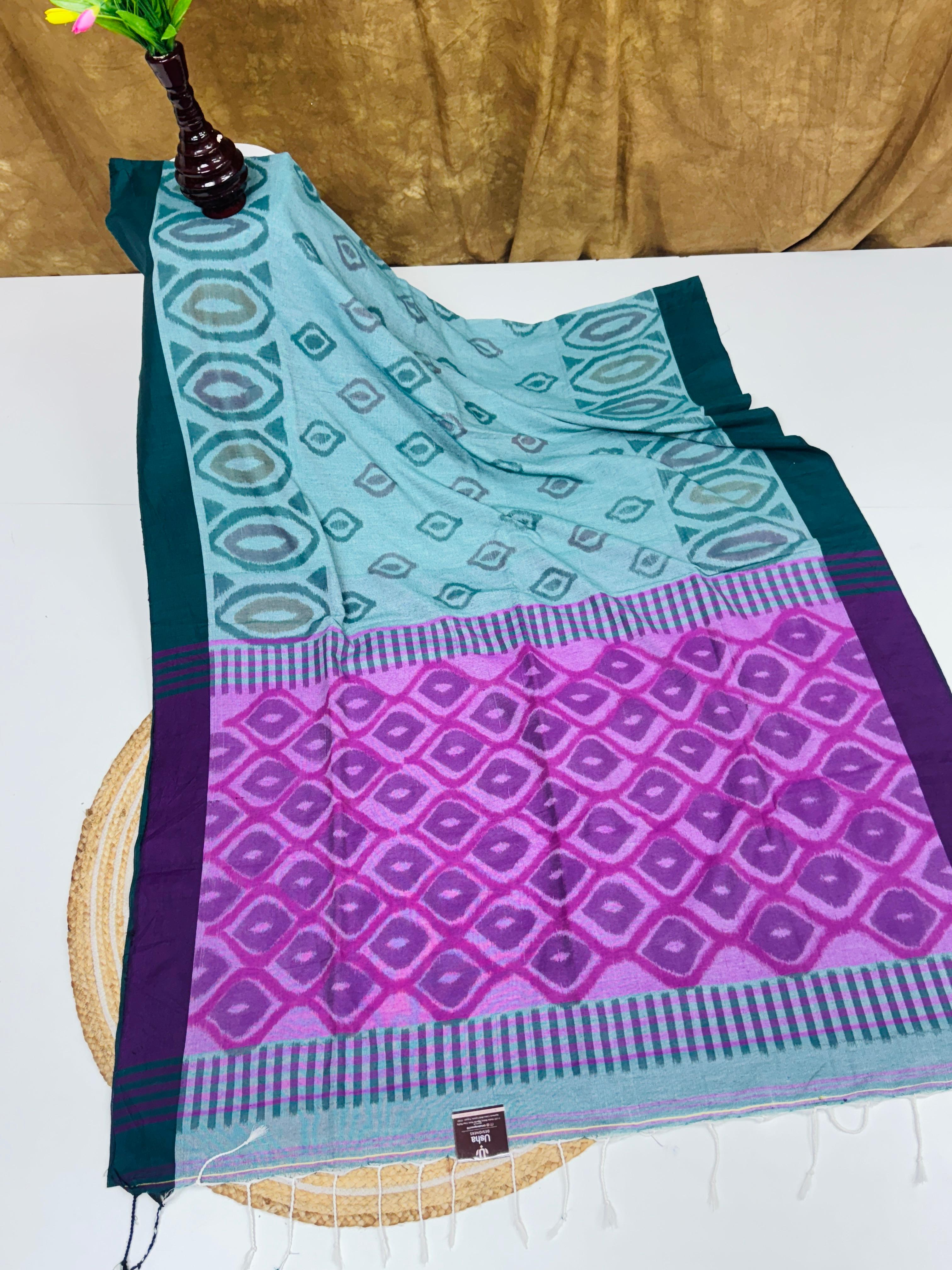 Handloom Pochampalli Cotton Saree