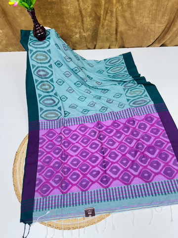 Handloom Pochampalli Cotton Saree