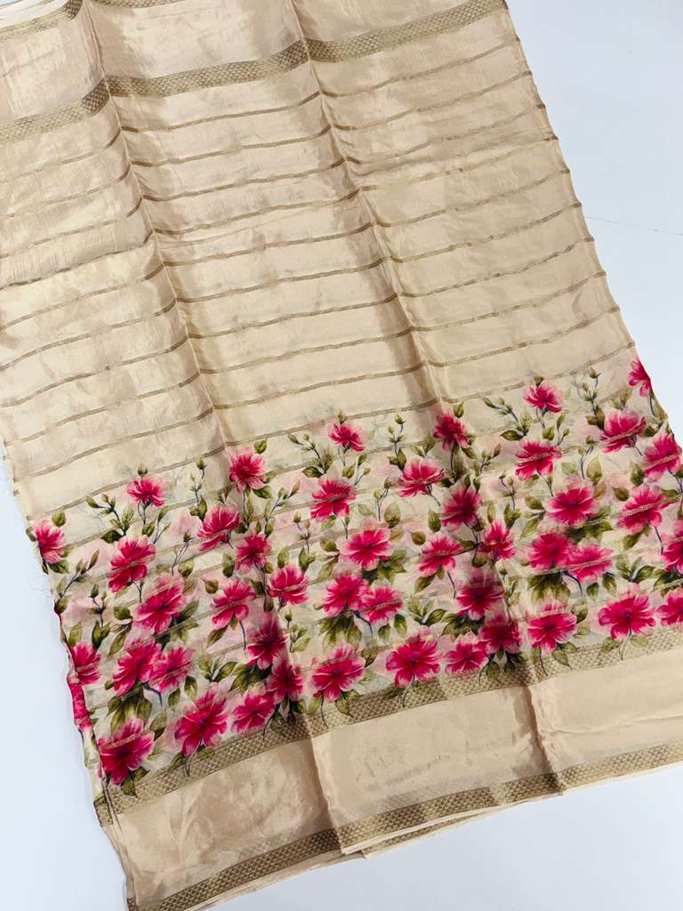 Pure Mysore Crape With HO Mix Saree