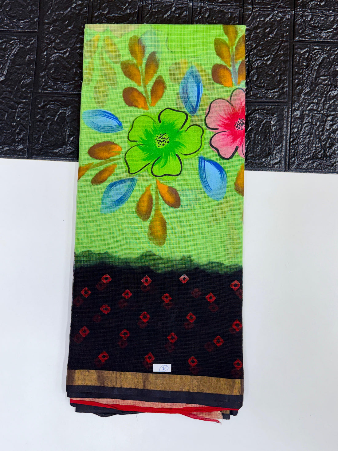 Pure Kota with Bandhini Designe saree