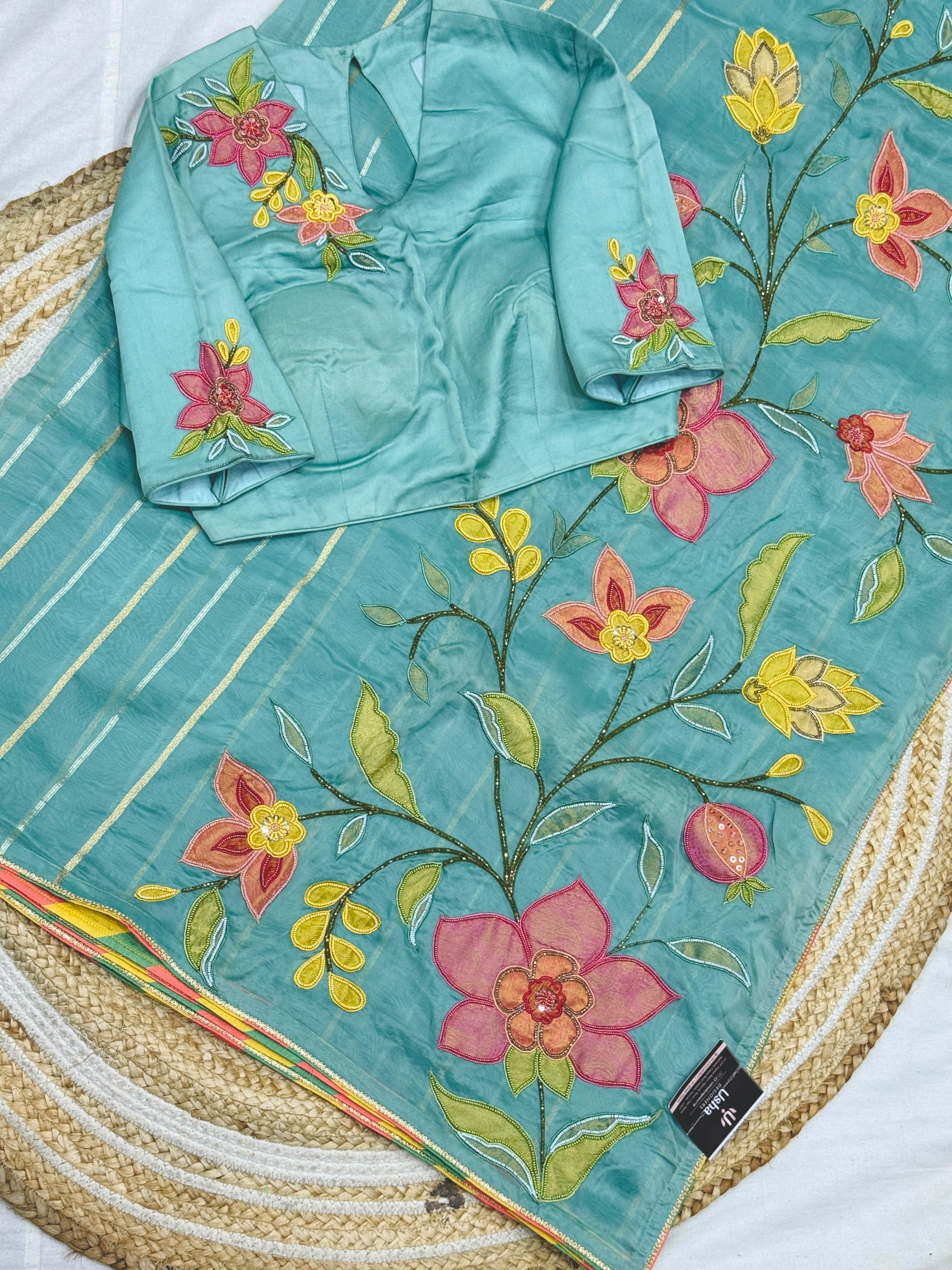 Pure Swiss Organza Sarees