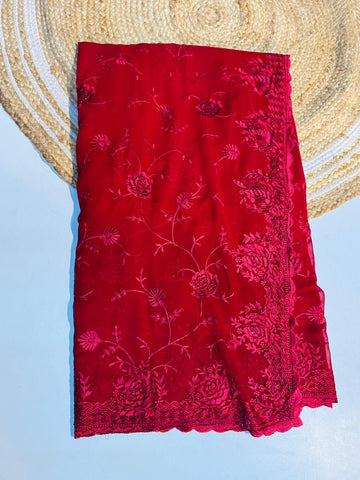 Party Wear Geogette Sarees