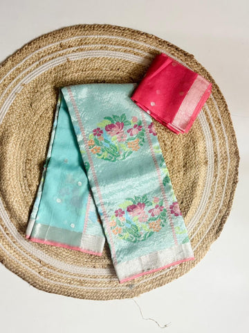 Pure Handloom Jari Kota