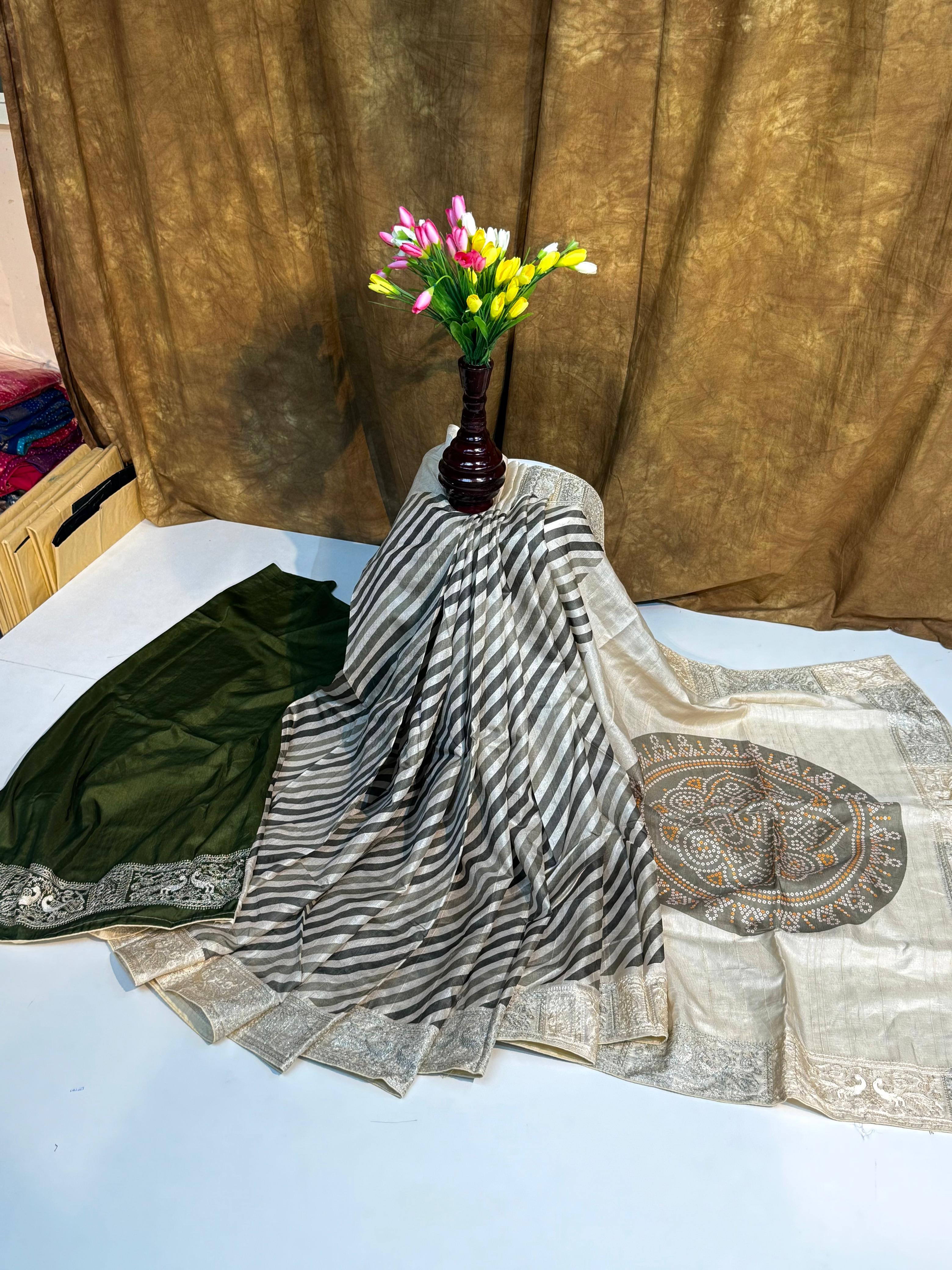 Malai Tusser Sarees