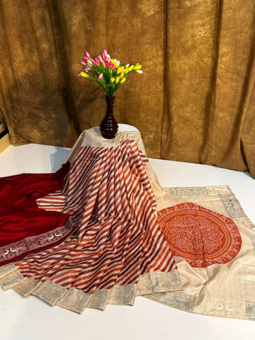 Malai Tusser Sarees