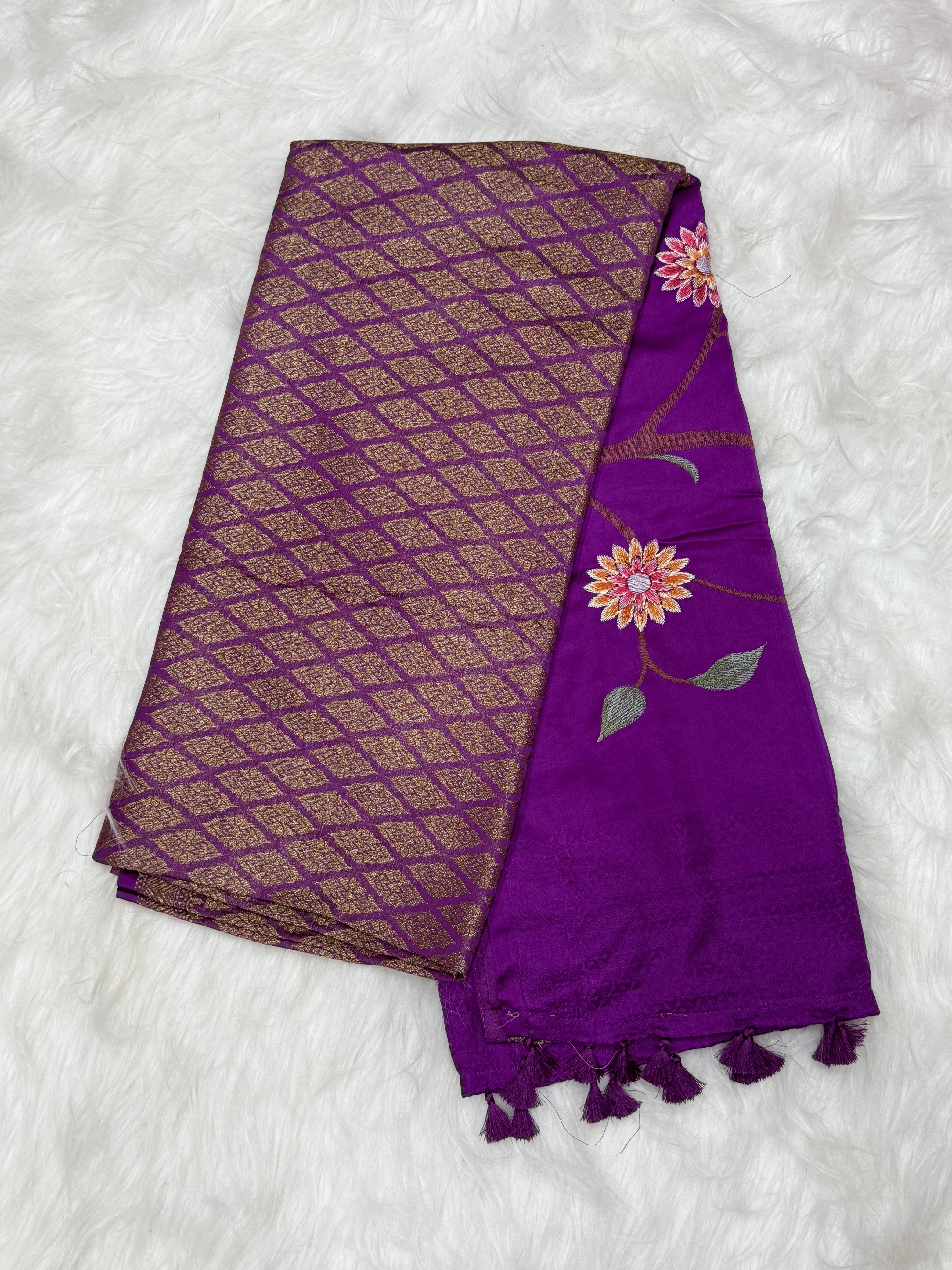 Premium Benarasi Dupiyan Silk Saree