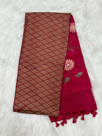 Premium Benarasi Dupiyan Silk Saree
