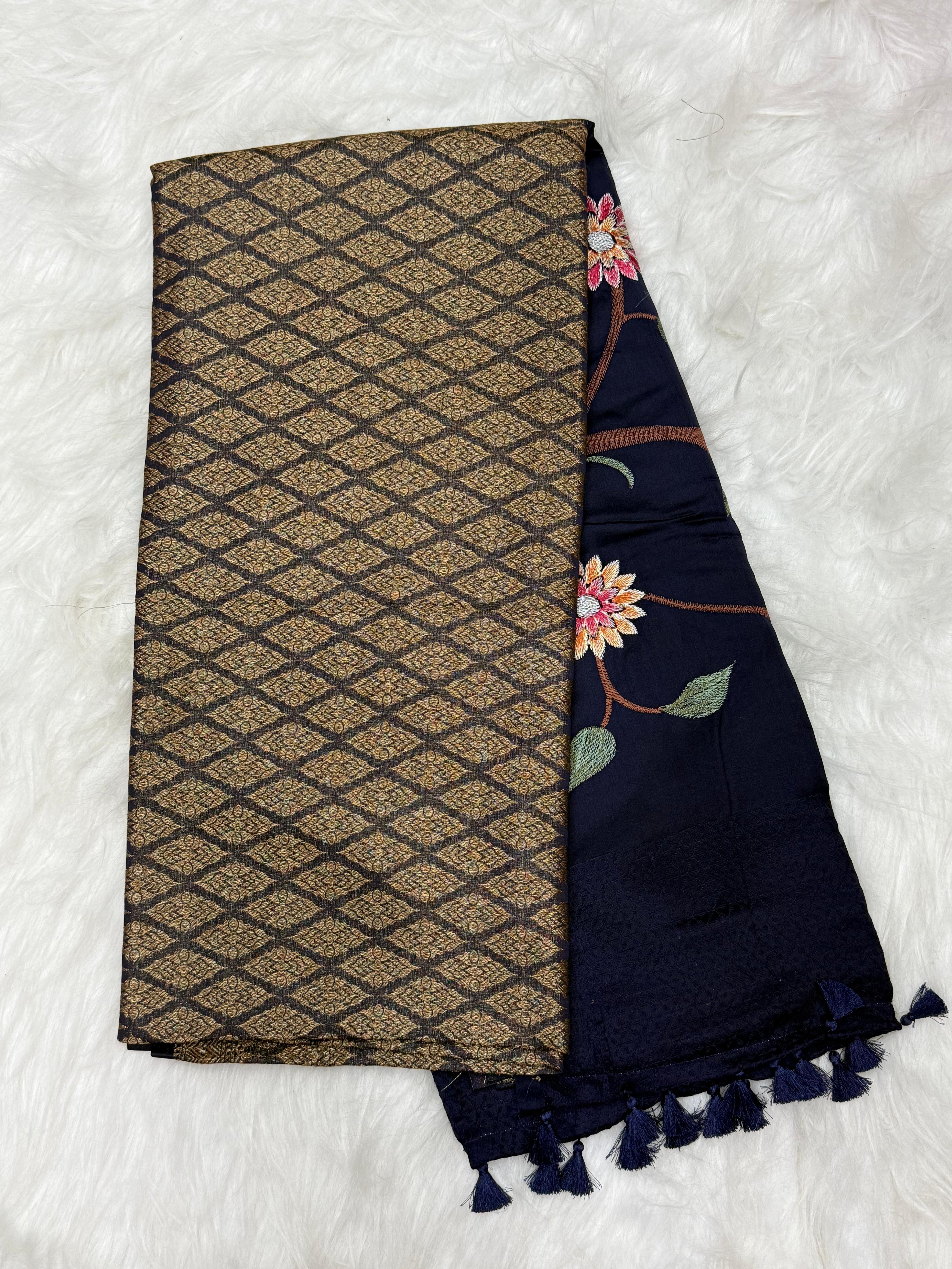Premium Benarasi Dupiyan Silk Saree