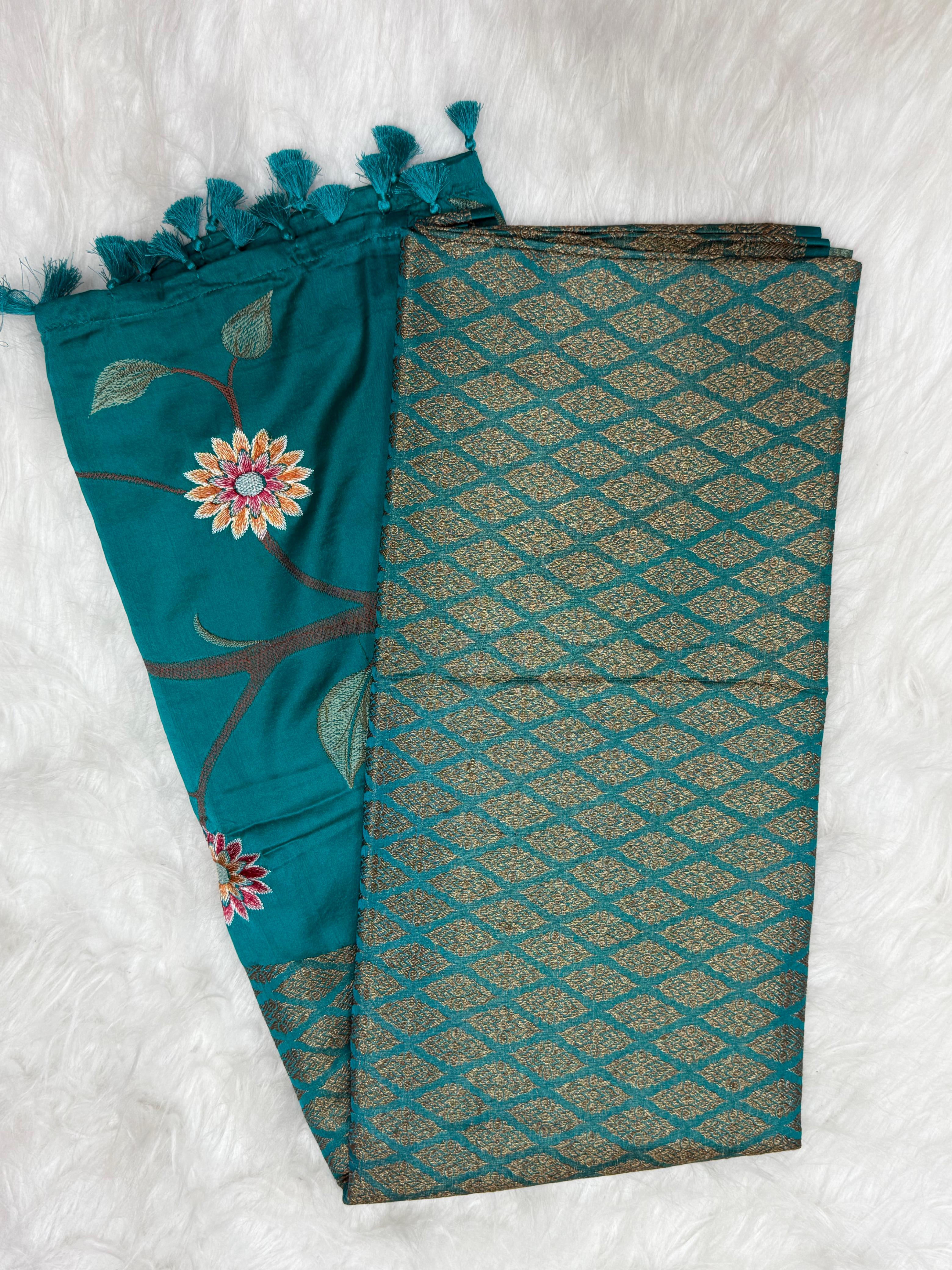 Premium Benarasi Dupiyan Silk Saree