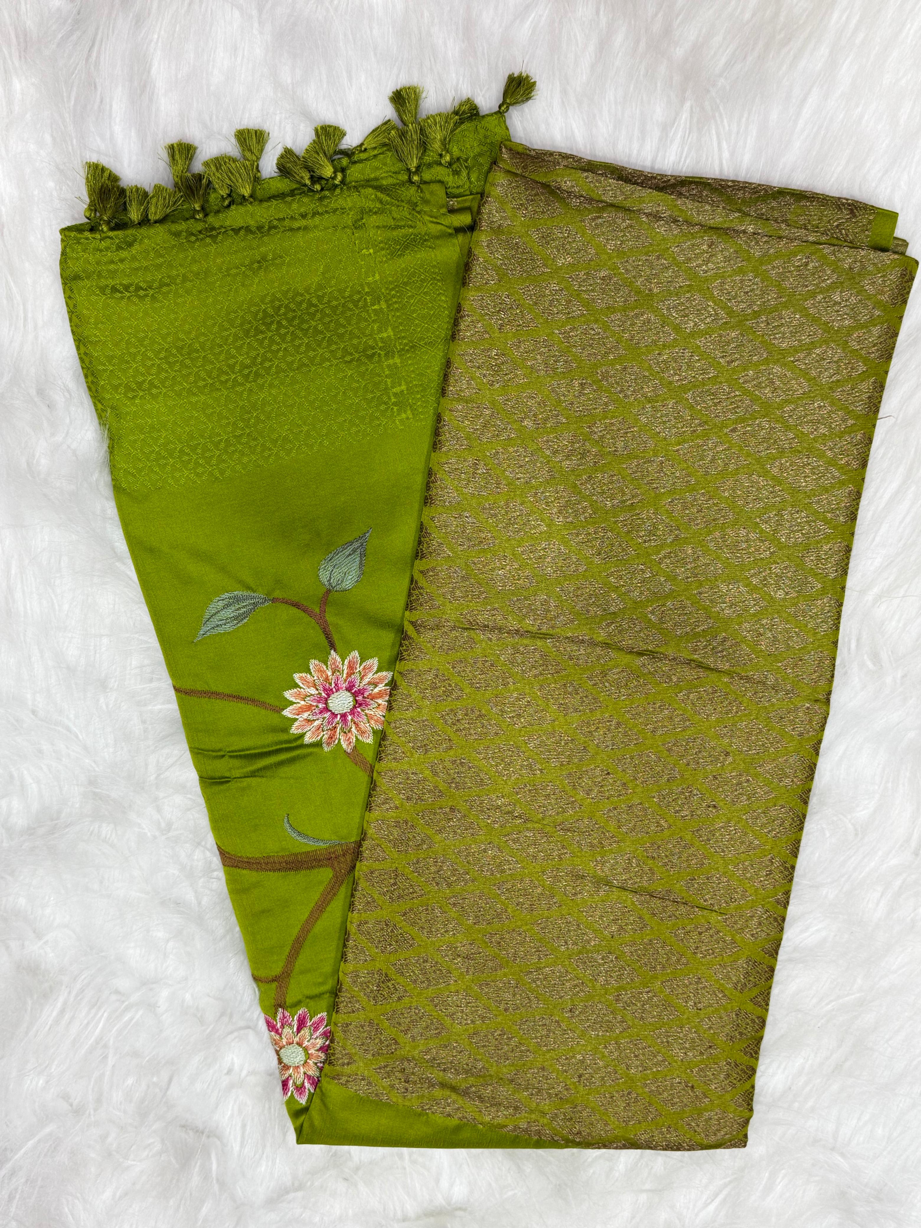 Premium Benarasi Dupiyan Silk Saree
