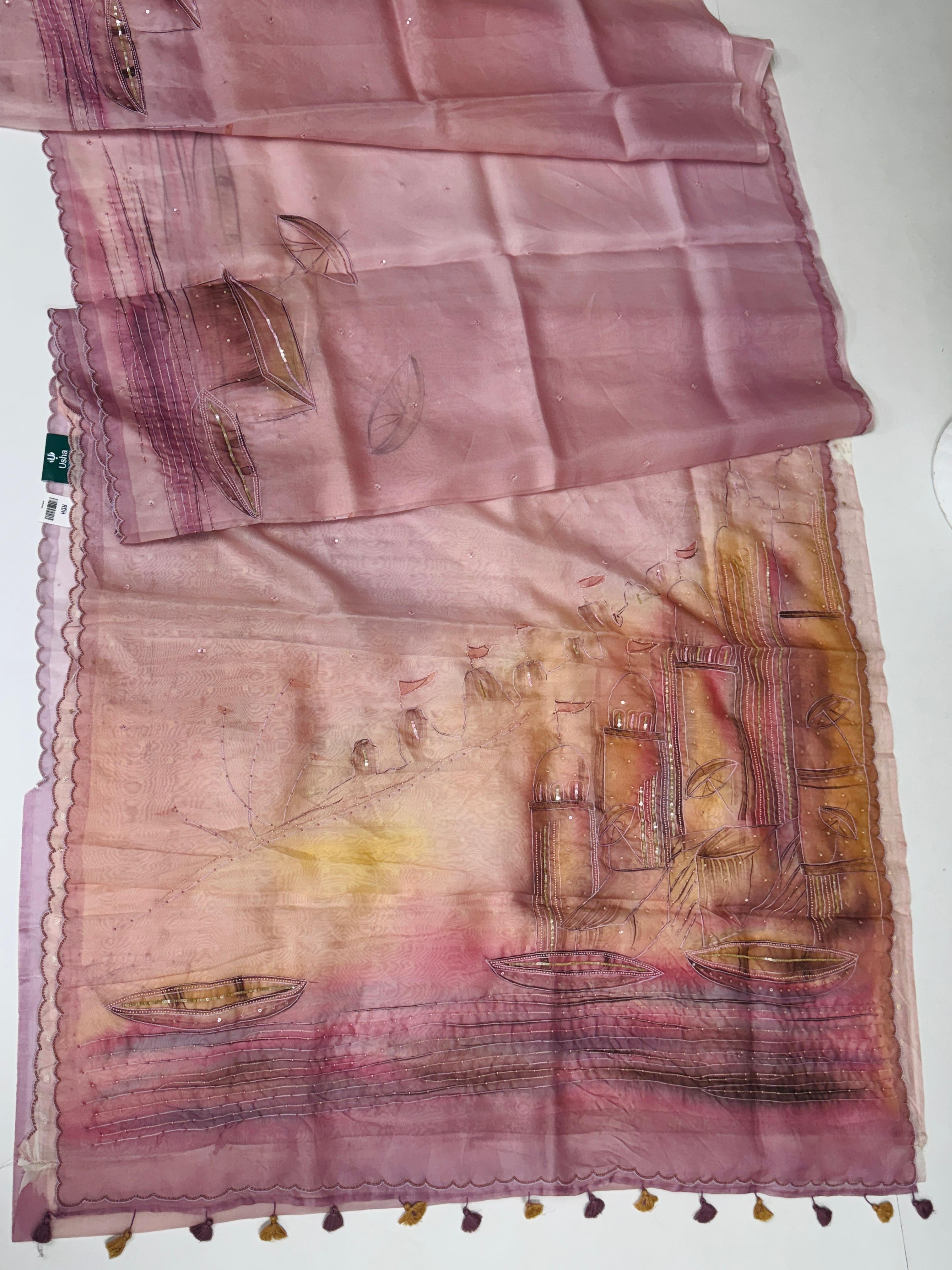 Handloom Organza Saree