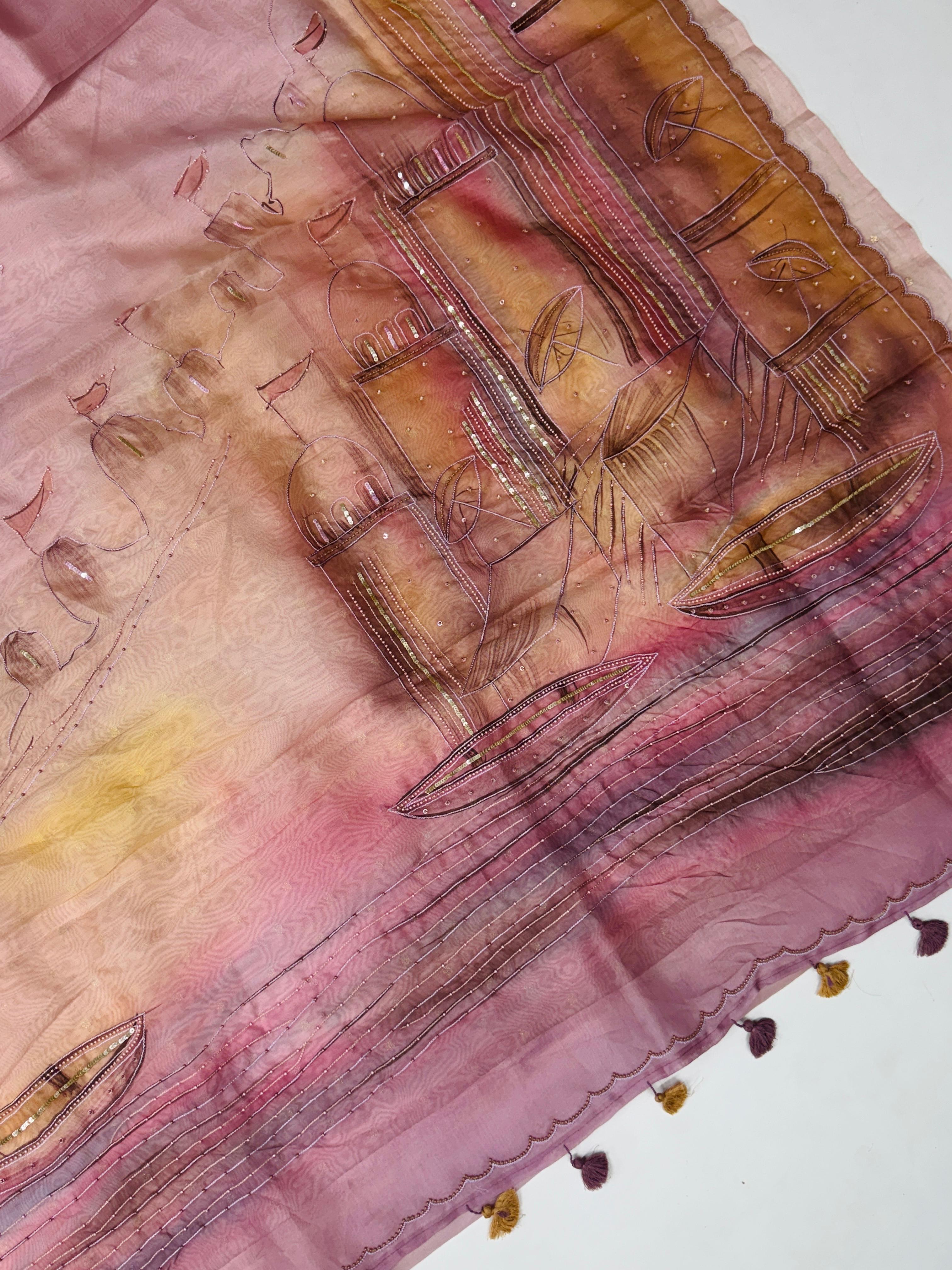 Handloom Organza Saree