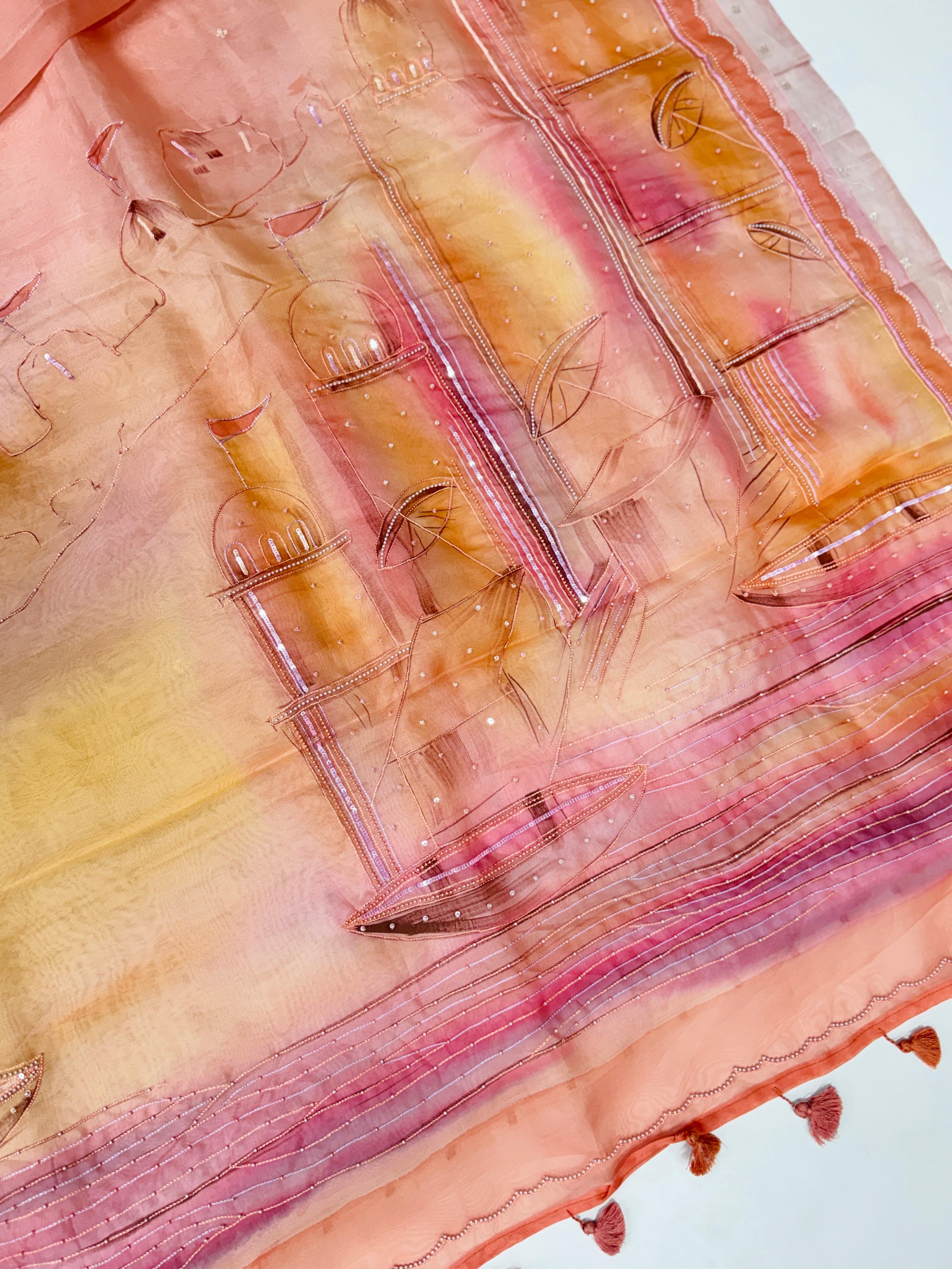 Handloom Organza Saree