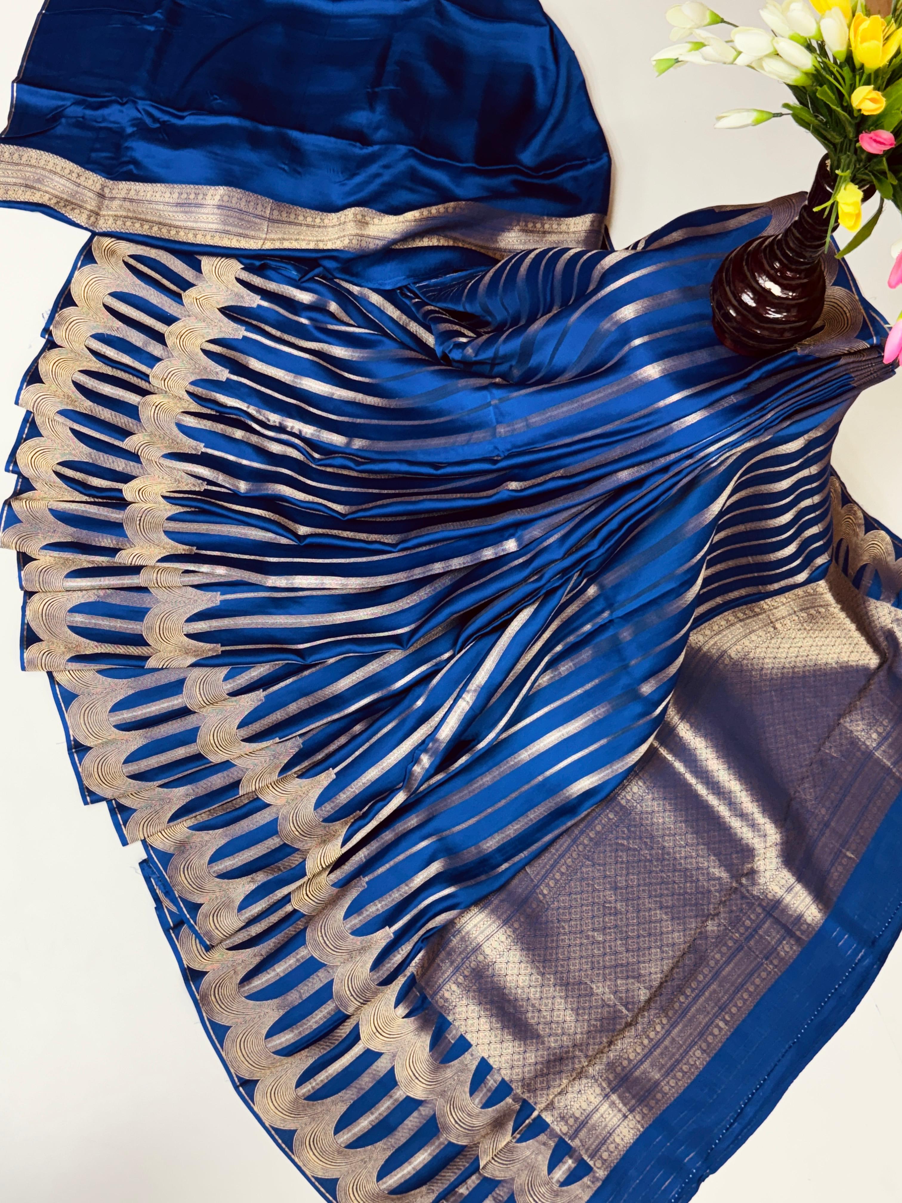 Benarasi soft Satin With Premium Jari