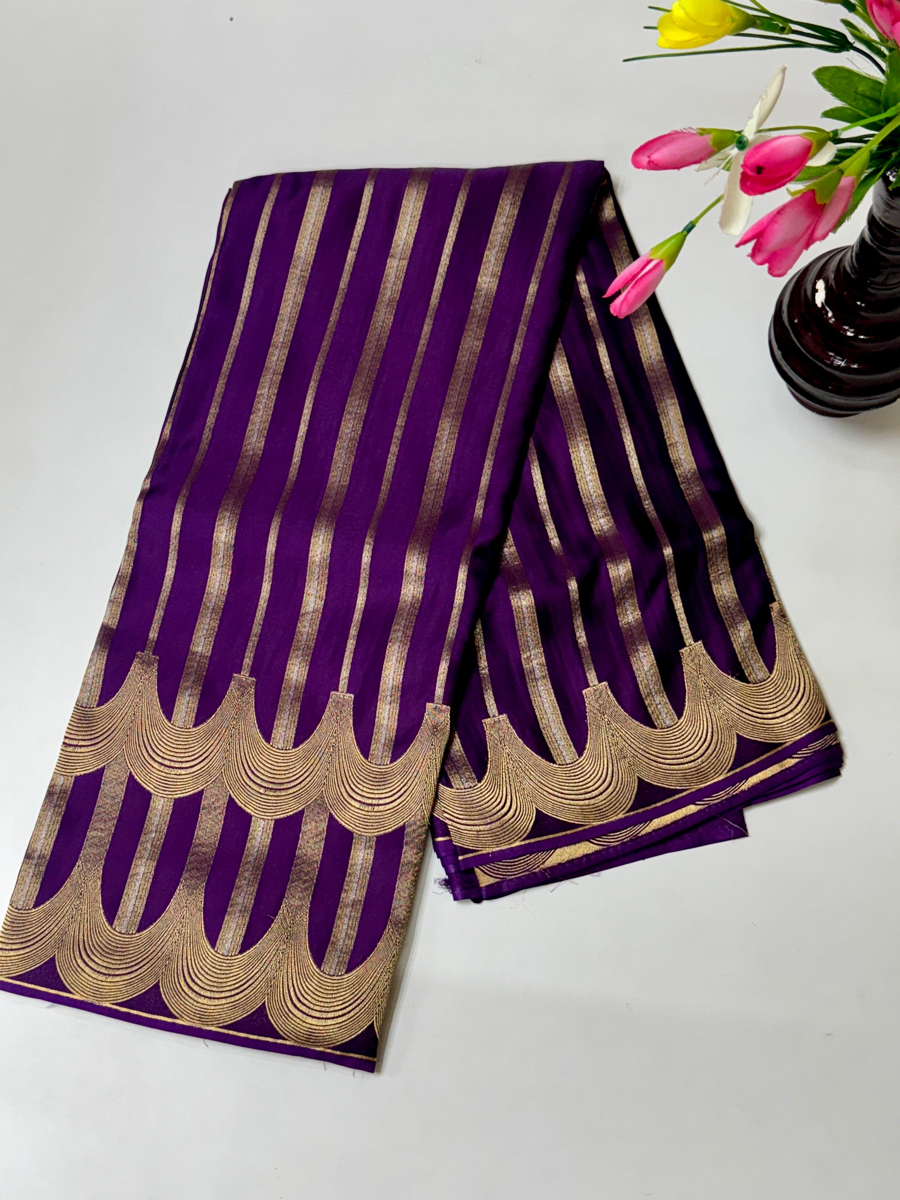 Benarasi soft Satin With Premium Jari