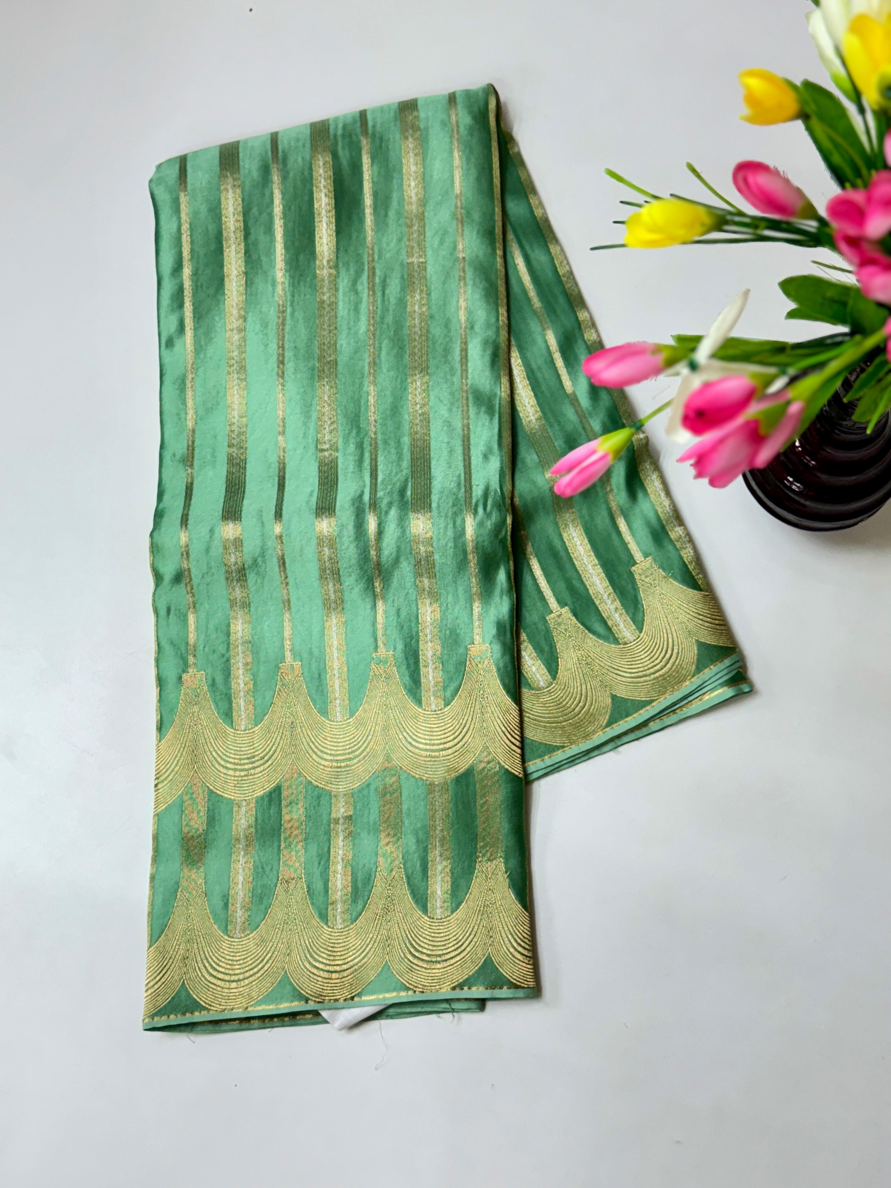 Benarasi soft Satin With Premium Jari