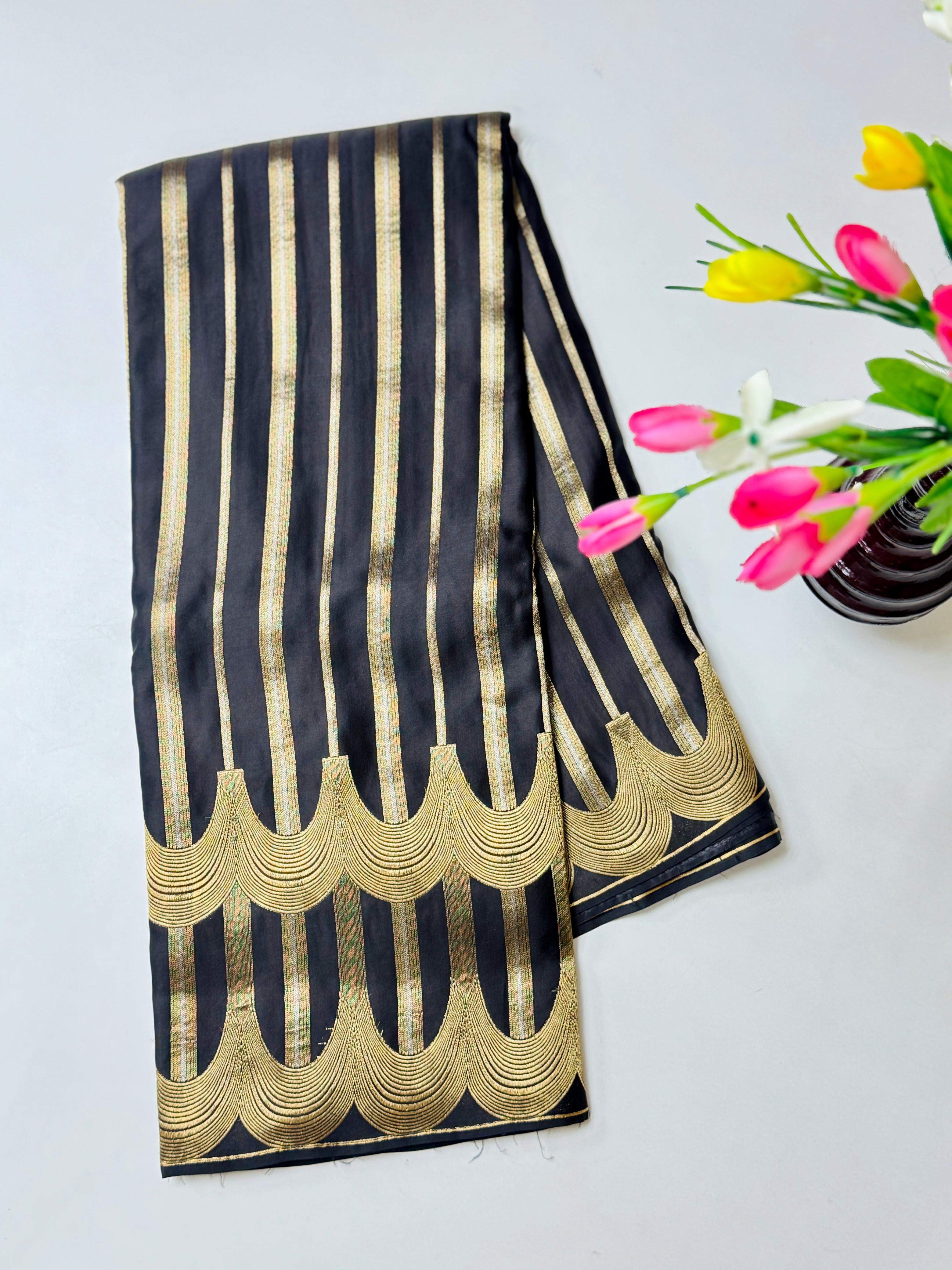 Benarasi soft Satin With Premium Jari