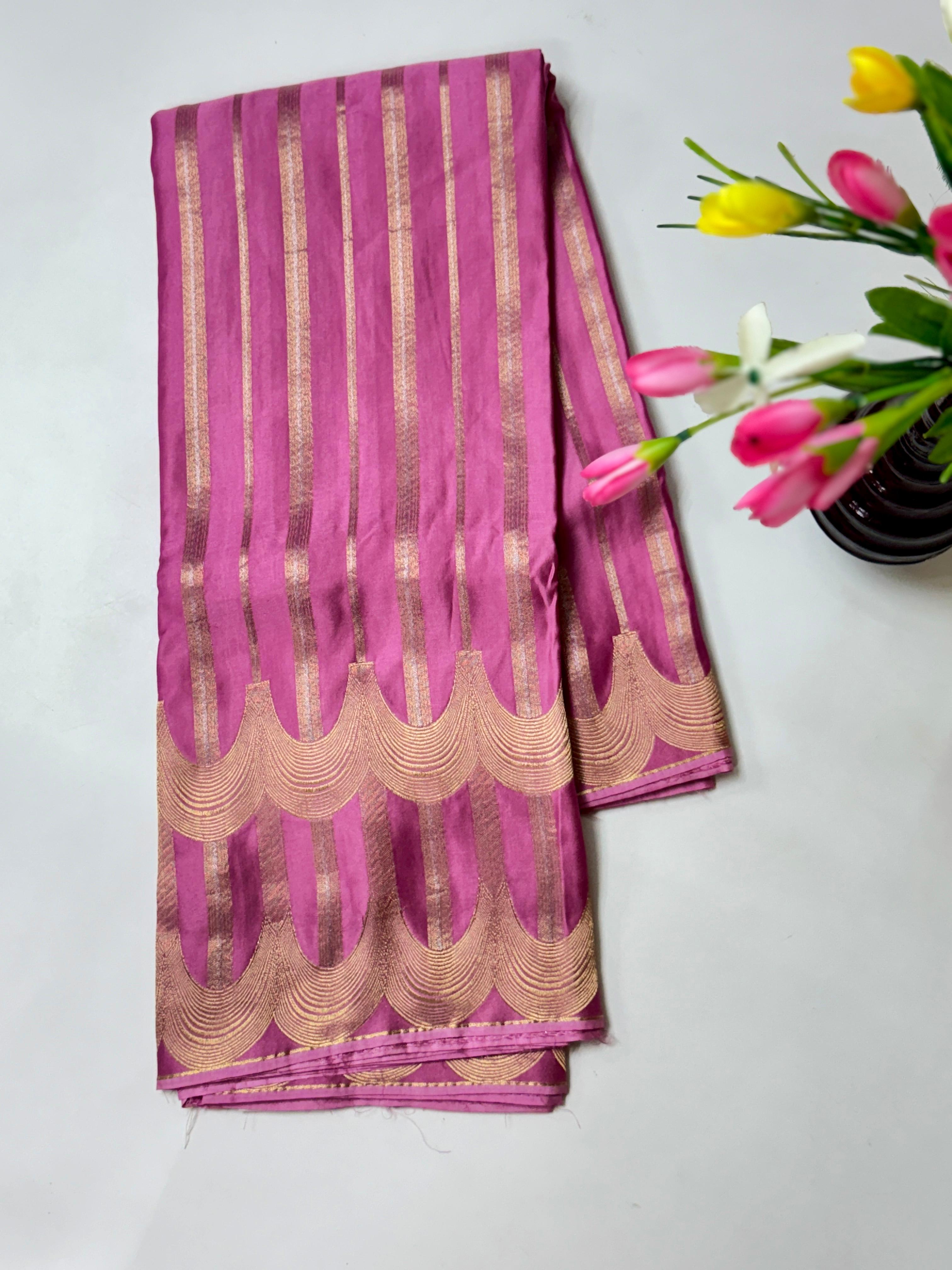 Benarasi soft Satin With Premium Jari