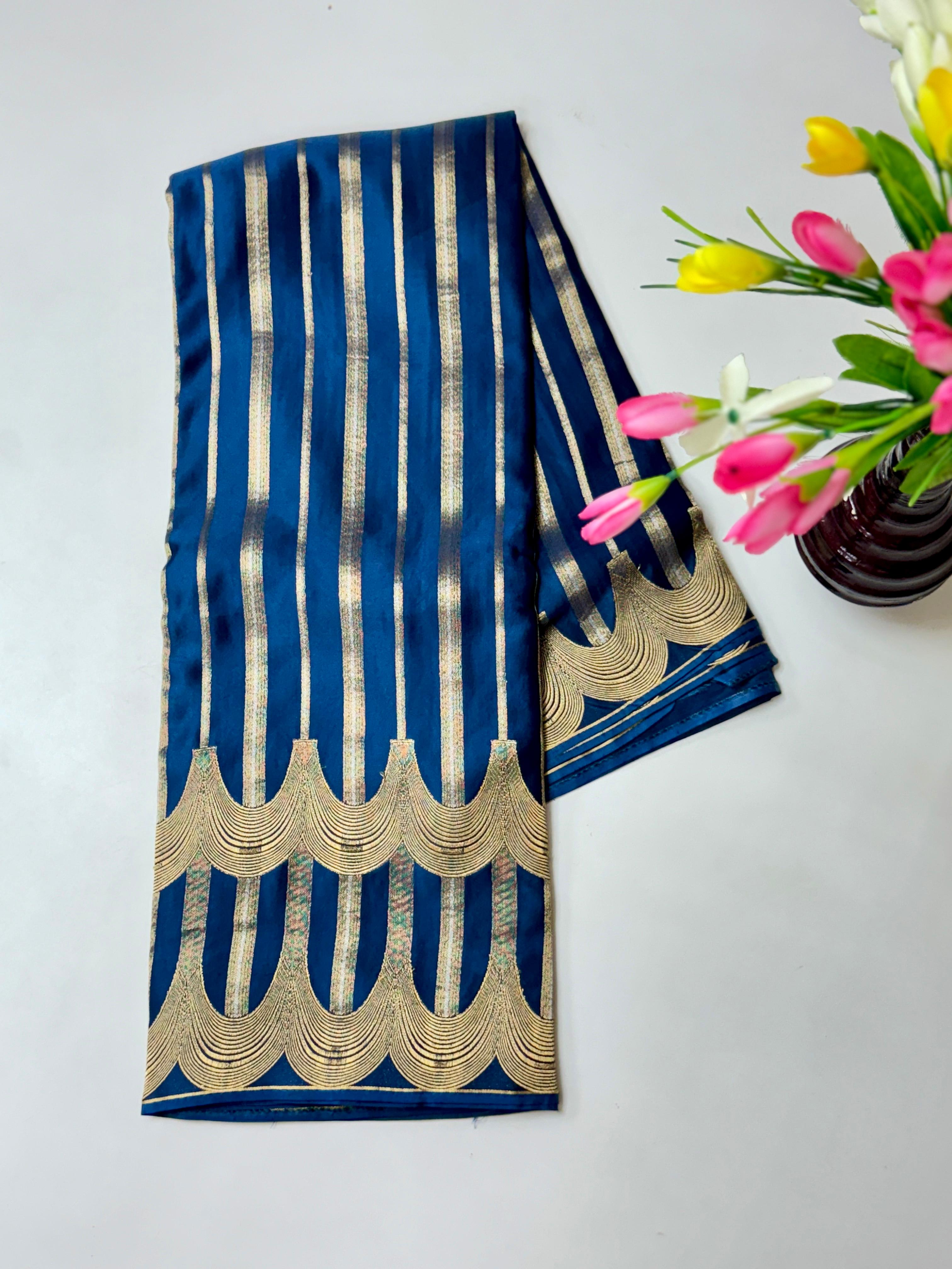 Benarasi soft Satin With Premium Jari