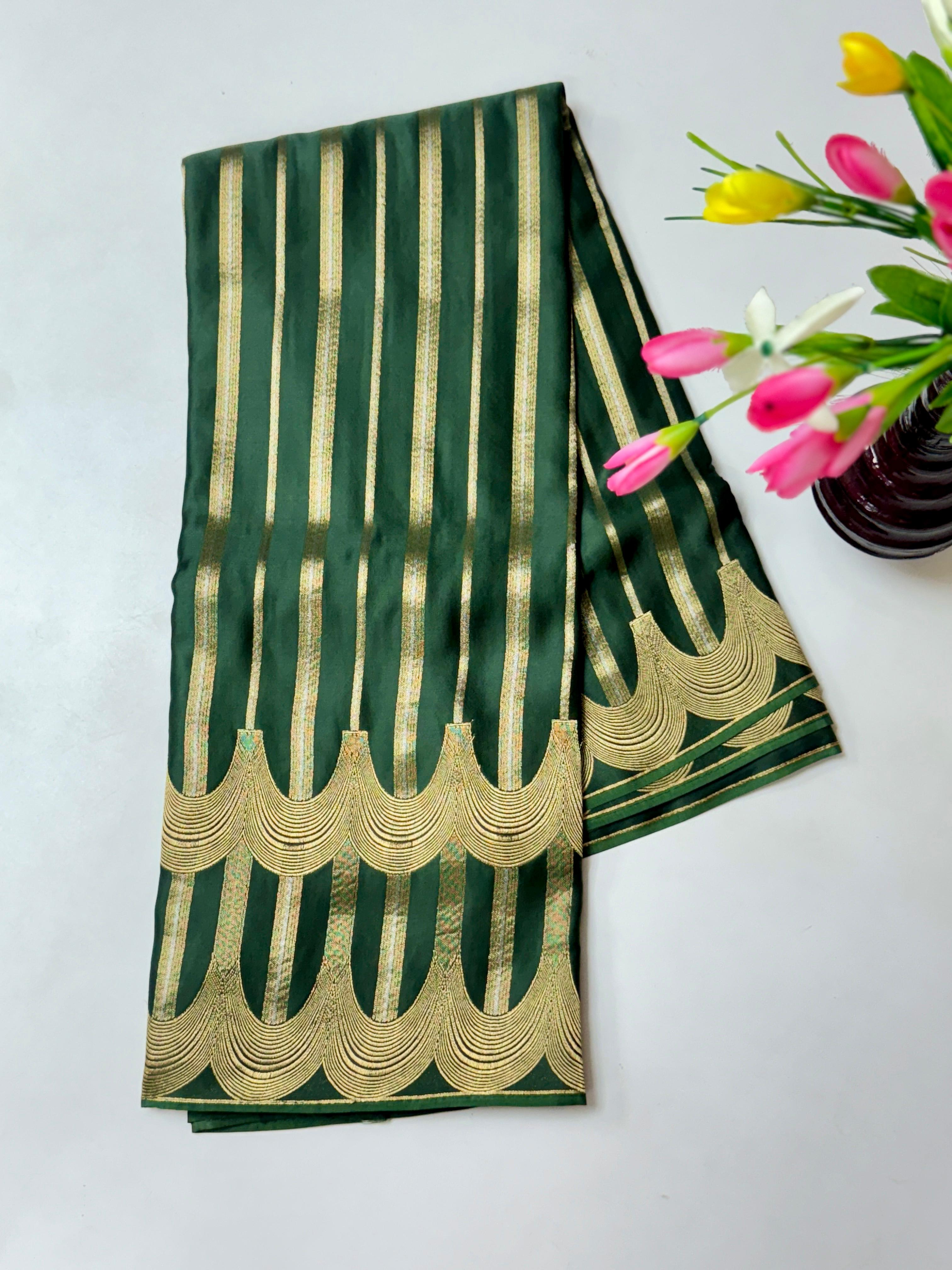 Benarasi soft Satin With Premium Jari