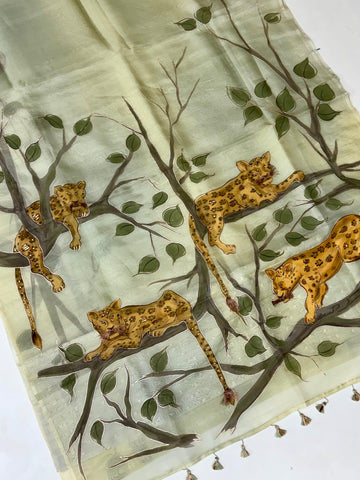 Pure Pattu Handloom Organza
